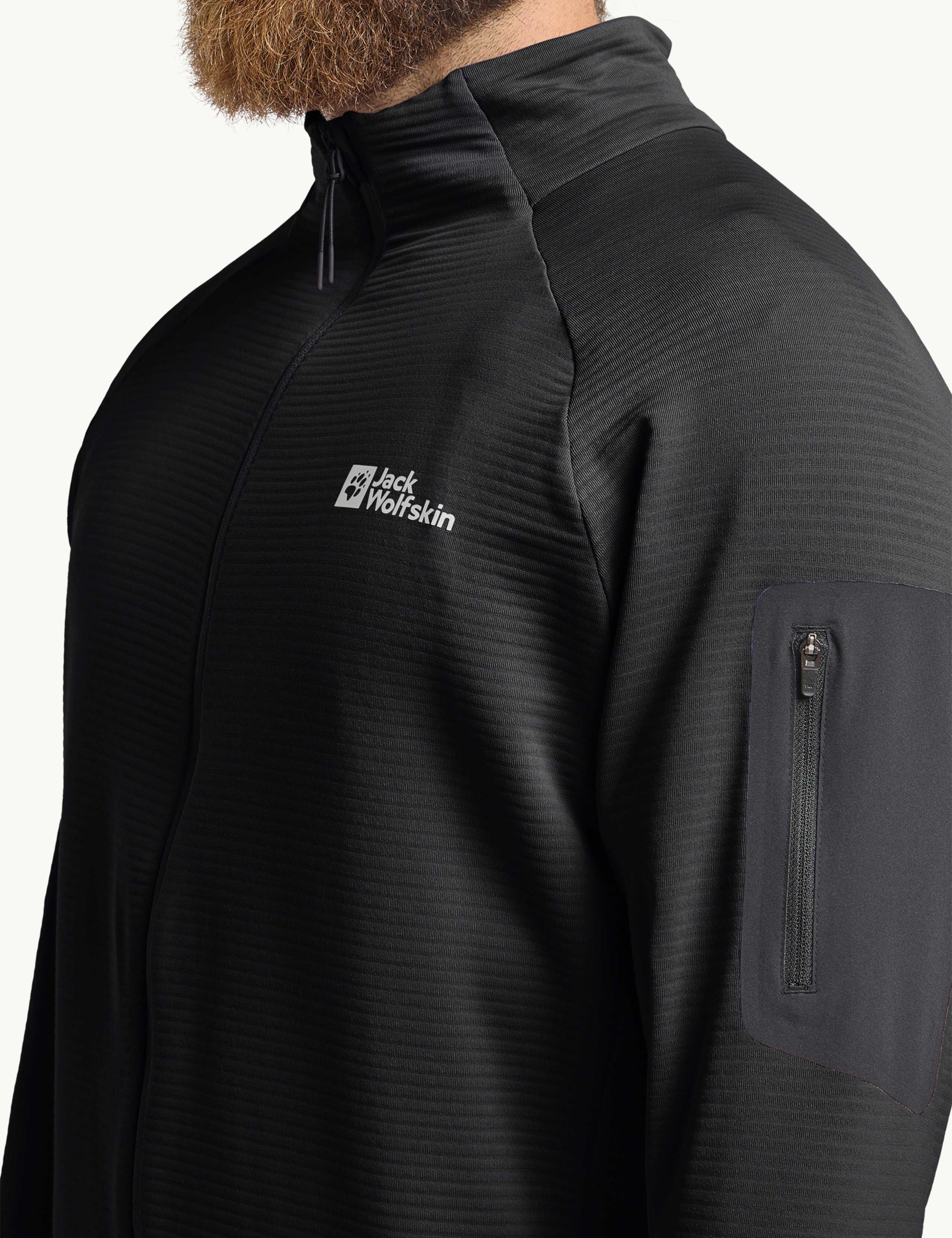 Prelight Textured Zip Up Fleece Jacket 4 of 4