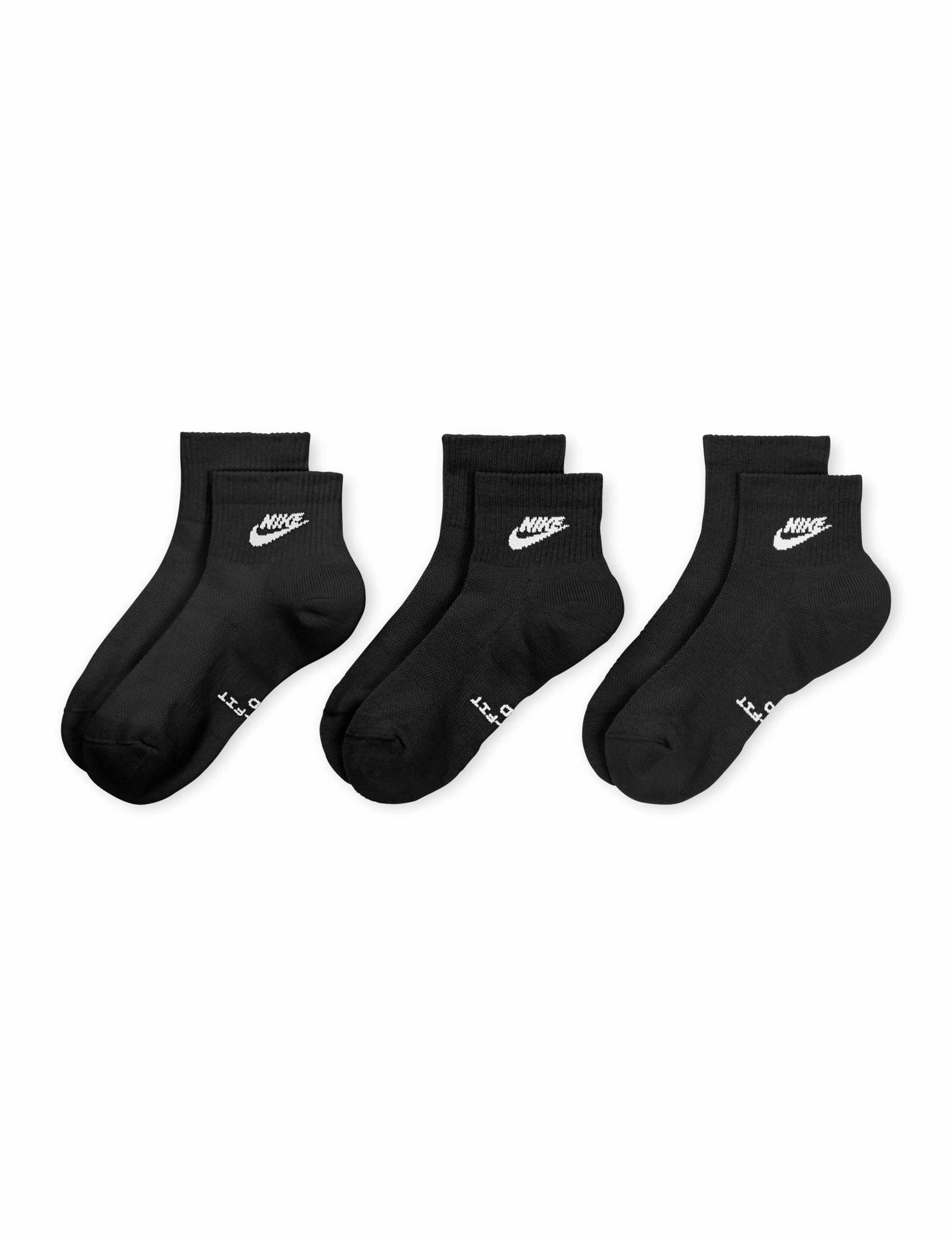 3 Pack Everyday Cotton Rich Ankle High Socks 3 of 4