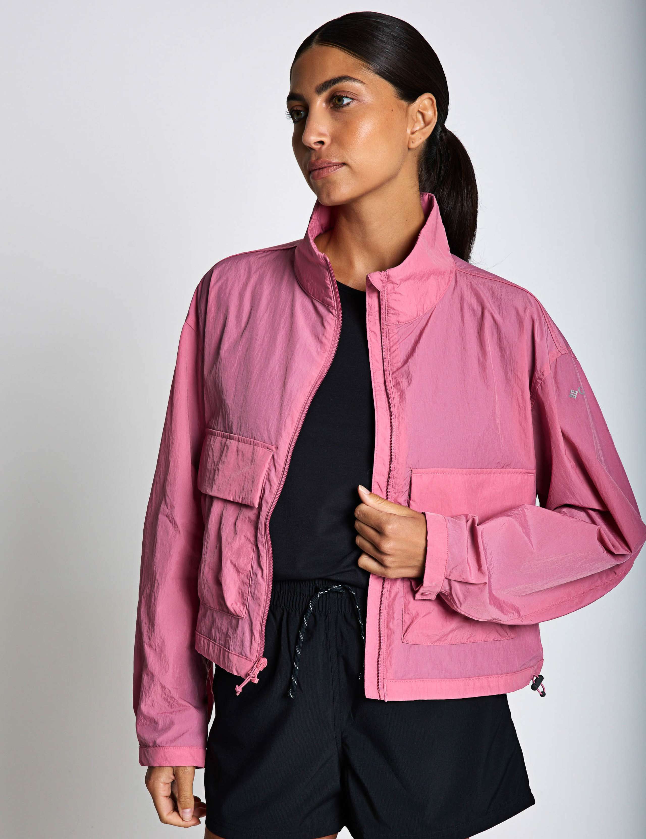 Paracutie™ Zip Up Cropped Windbreaker Jacket 5 of 6