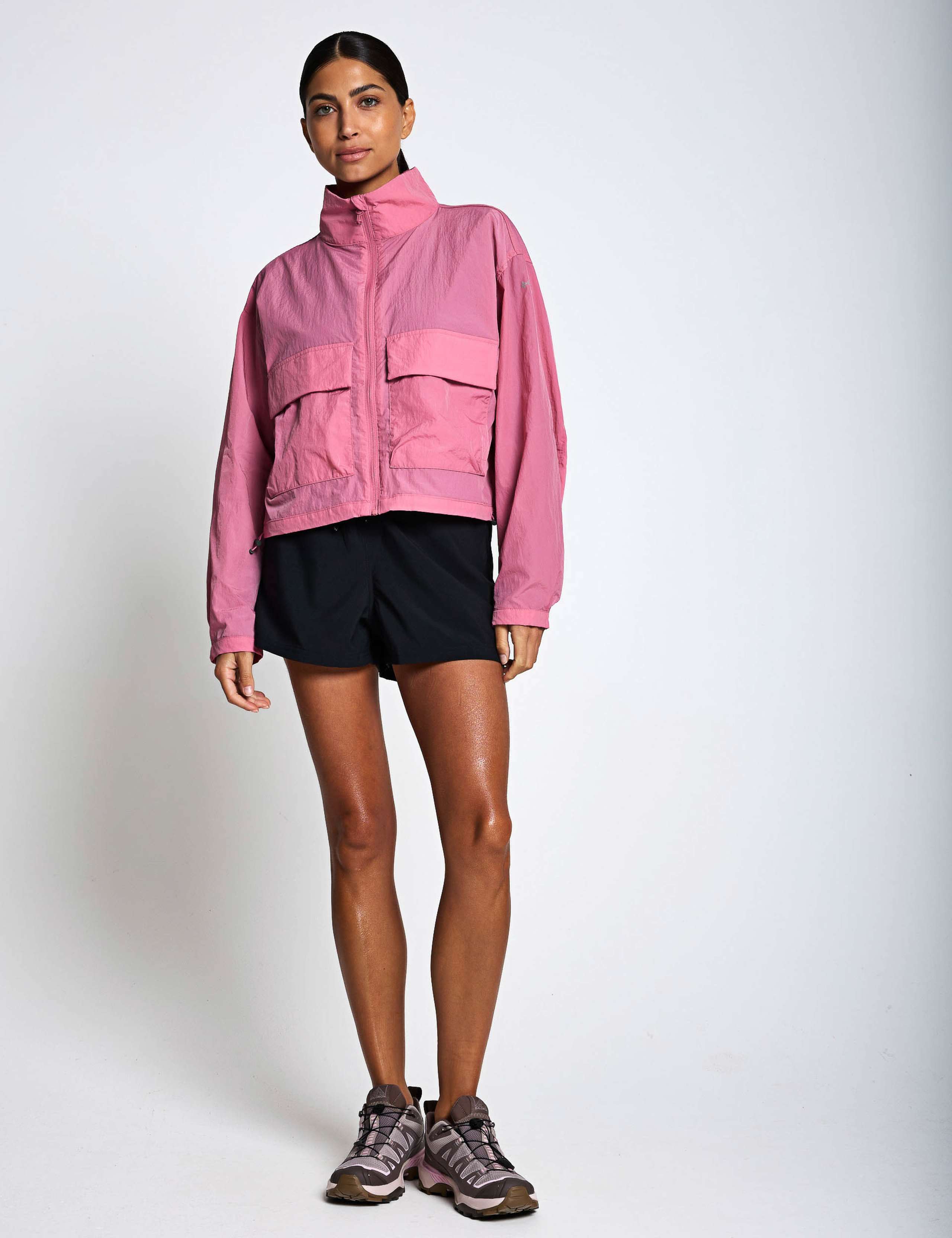 Paracutie™ Zip Up Cropped Windbreaker Jacket 6 of 6