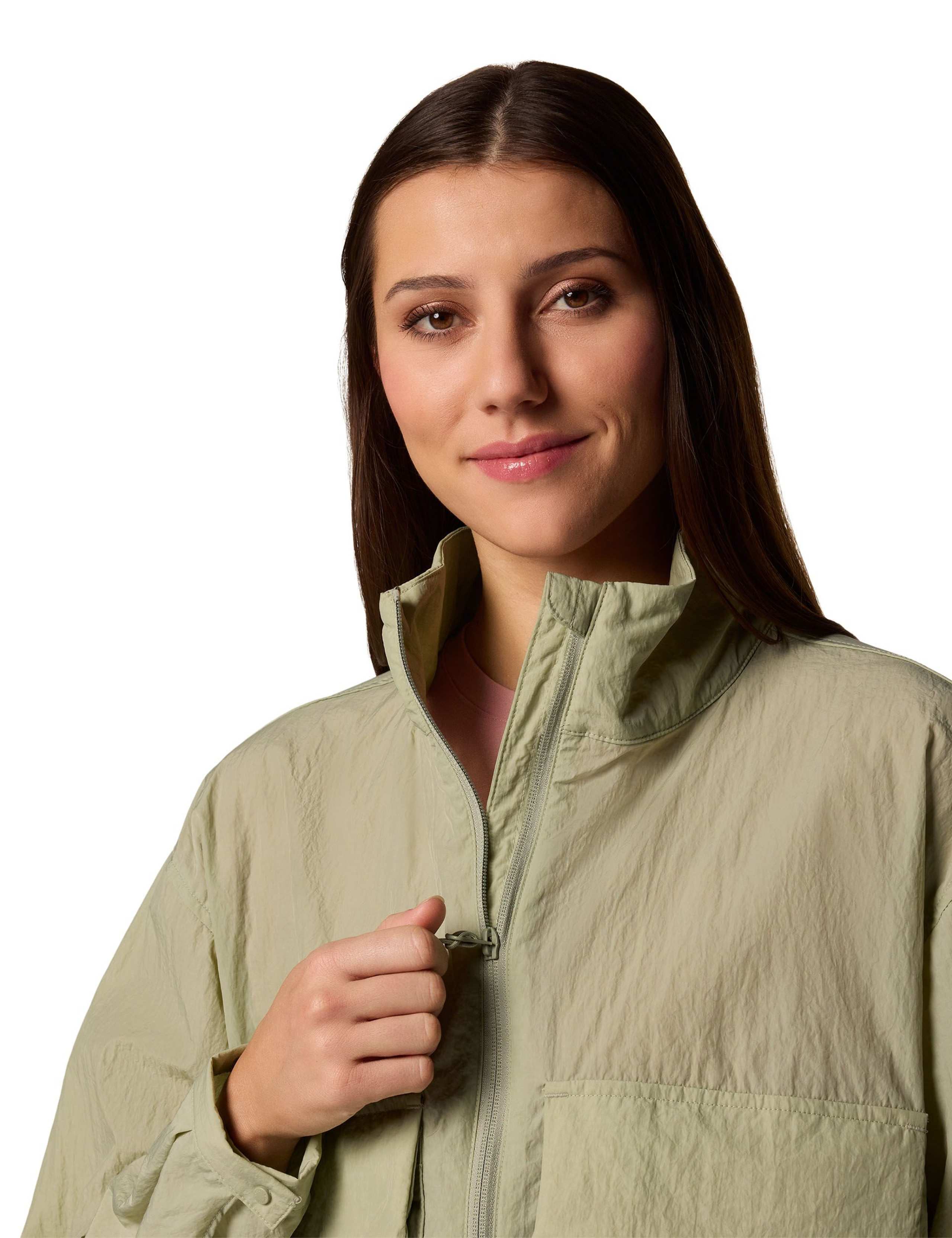 Paracutie™ Zip Up Cropped Windbreaker Jacket 6 of 10