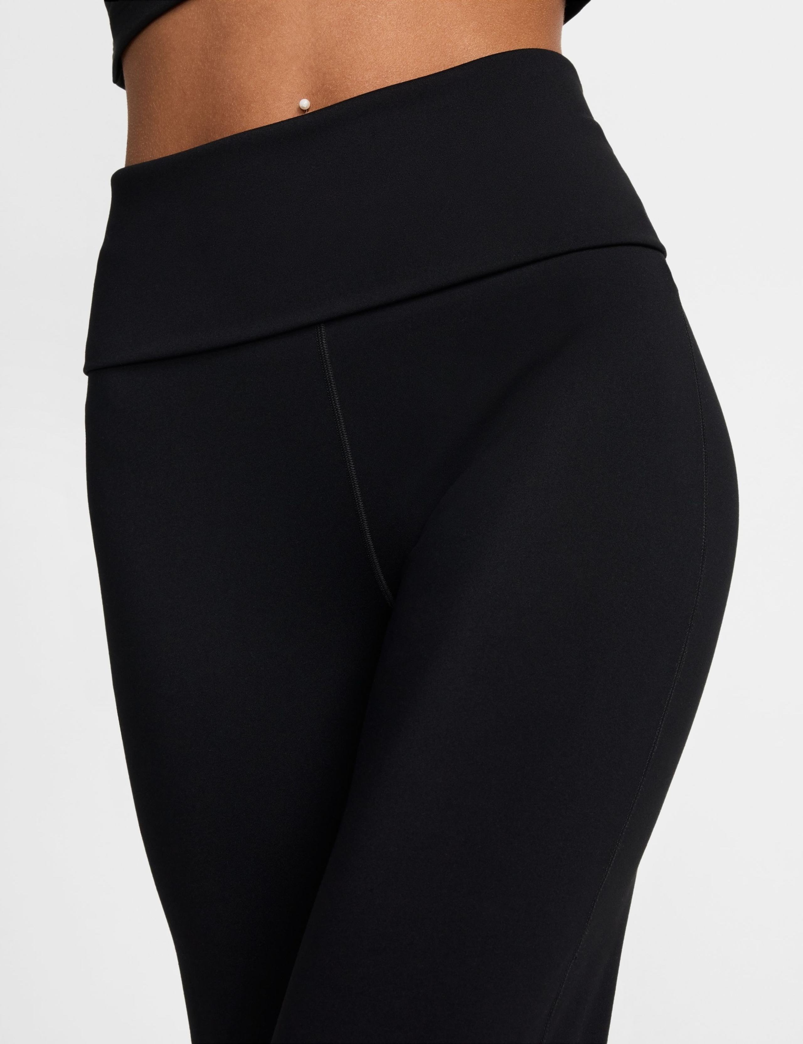 One Dri-Fit Fold-Over High Waisted Trousers 6 of 7