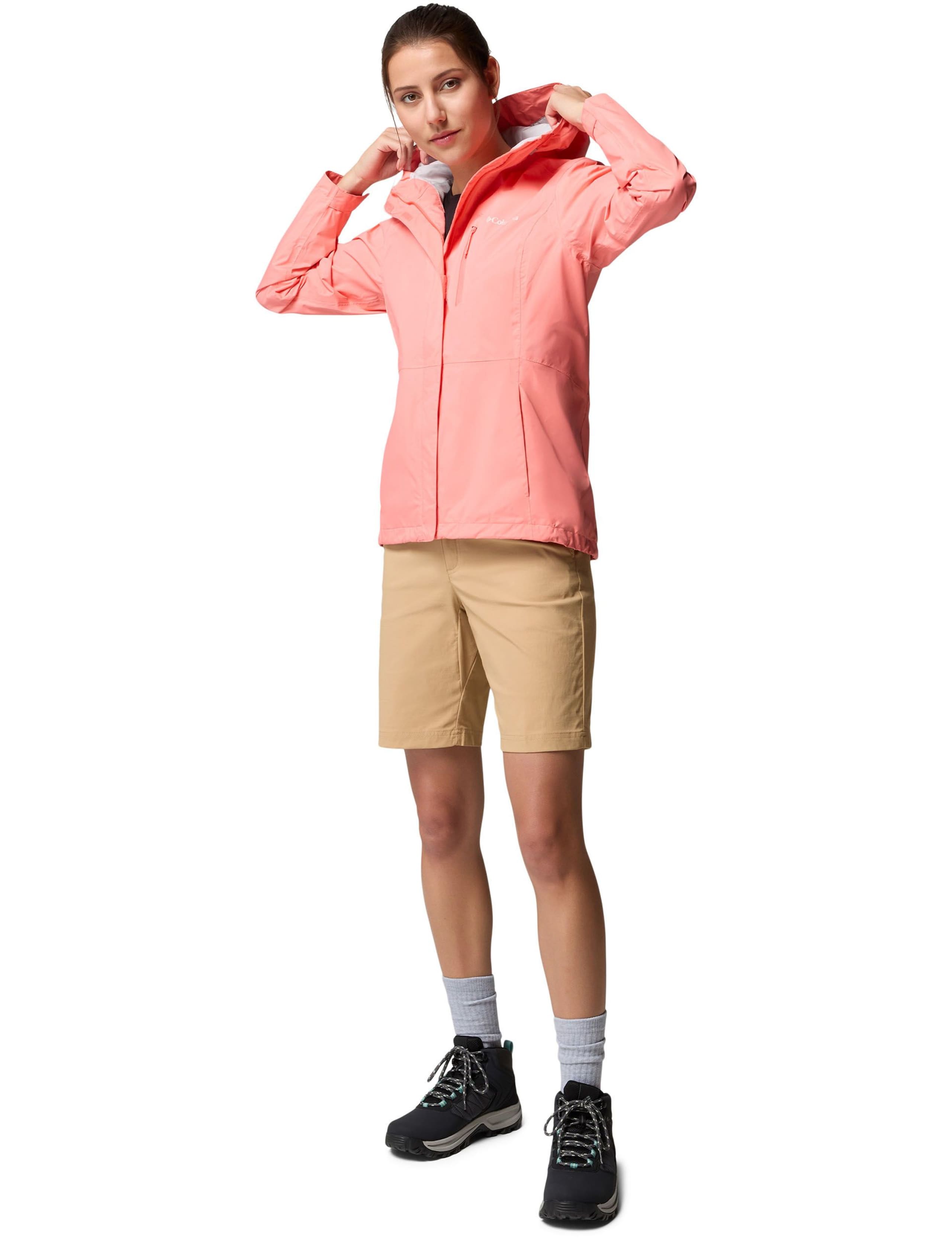 Veste De Pluie Imperméable Columbia Pouring Adventure III Femme - Pliable, Capuche Réglable - Taille S