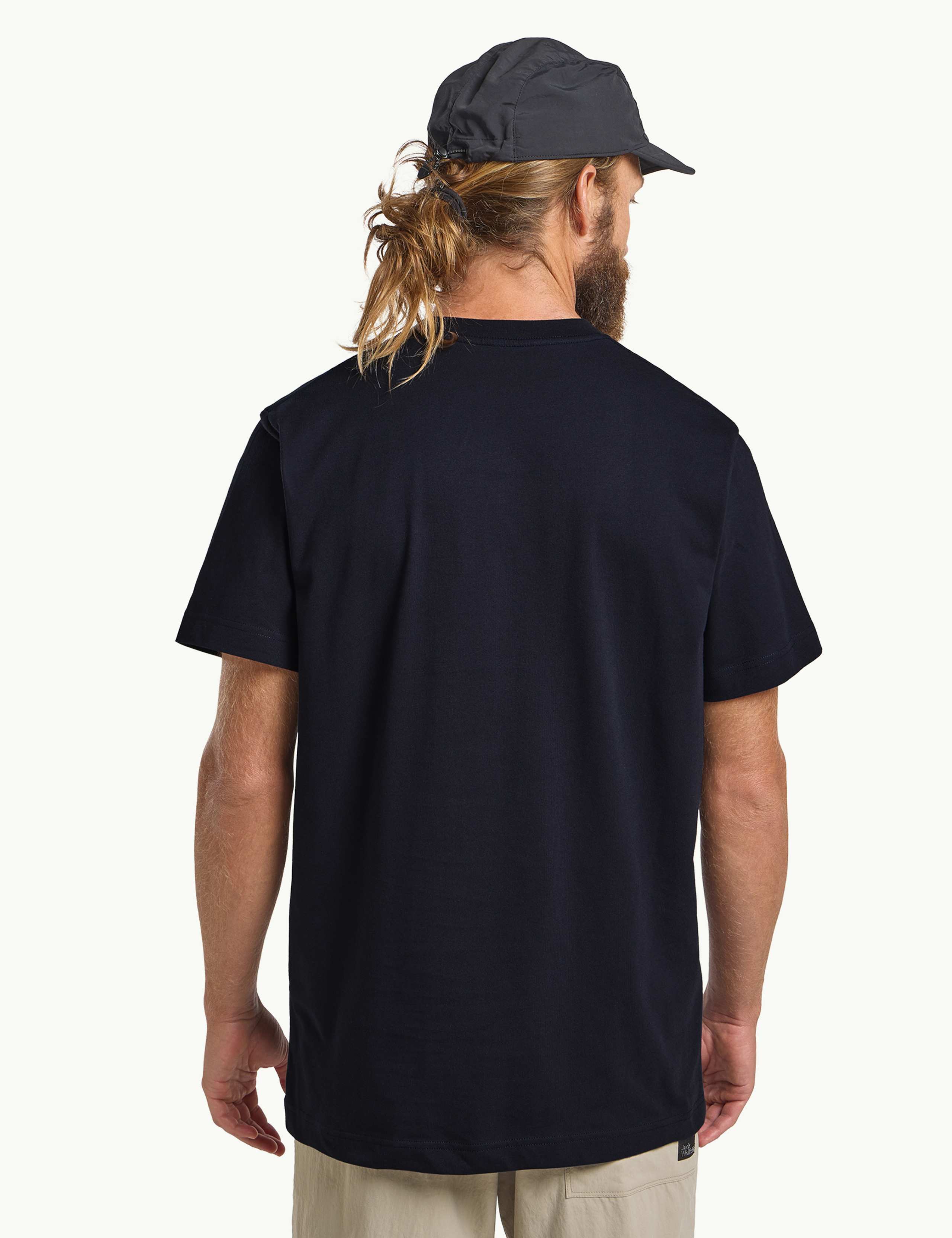 Brand Pure Cotton Crew Neck Graphic T-Shirt 4 of 5