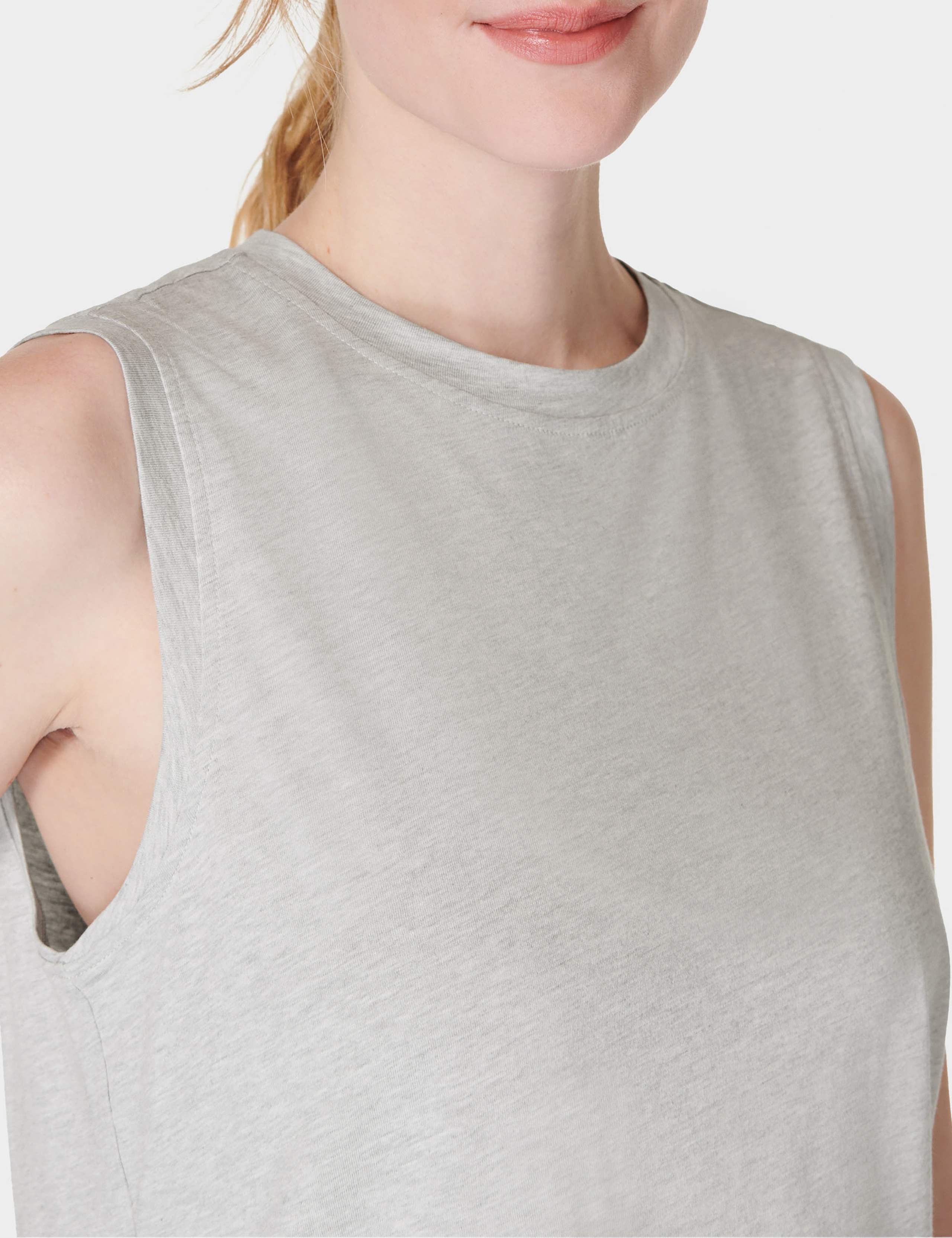 Essential Cotton Rich Crew Neck Vest Top 5 of 6