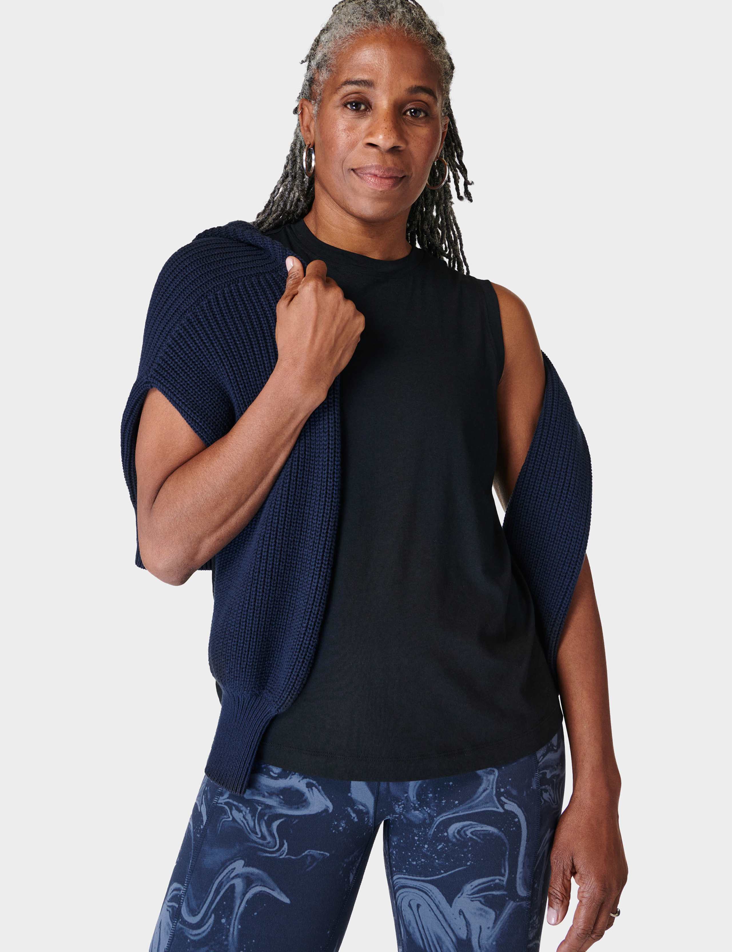 Essential Cotton Rich Crew Neck Vest Top 3 of 6
