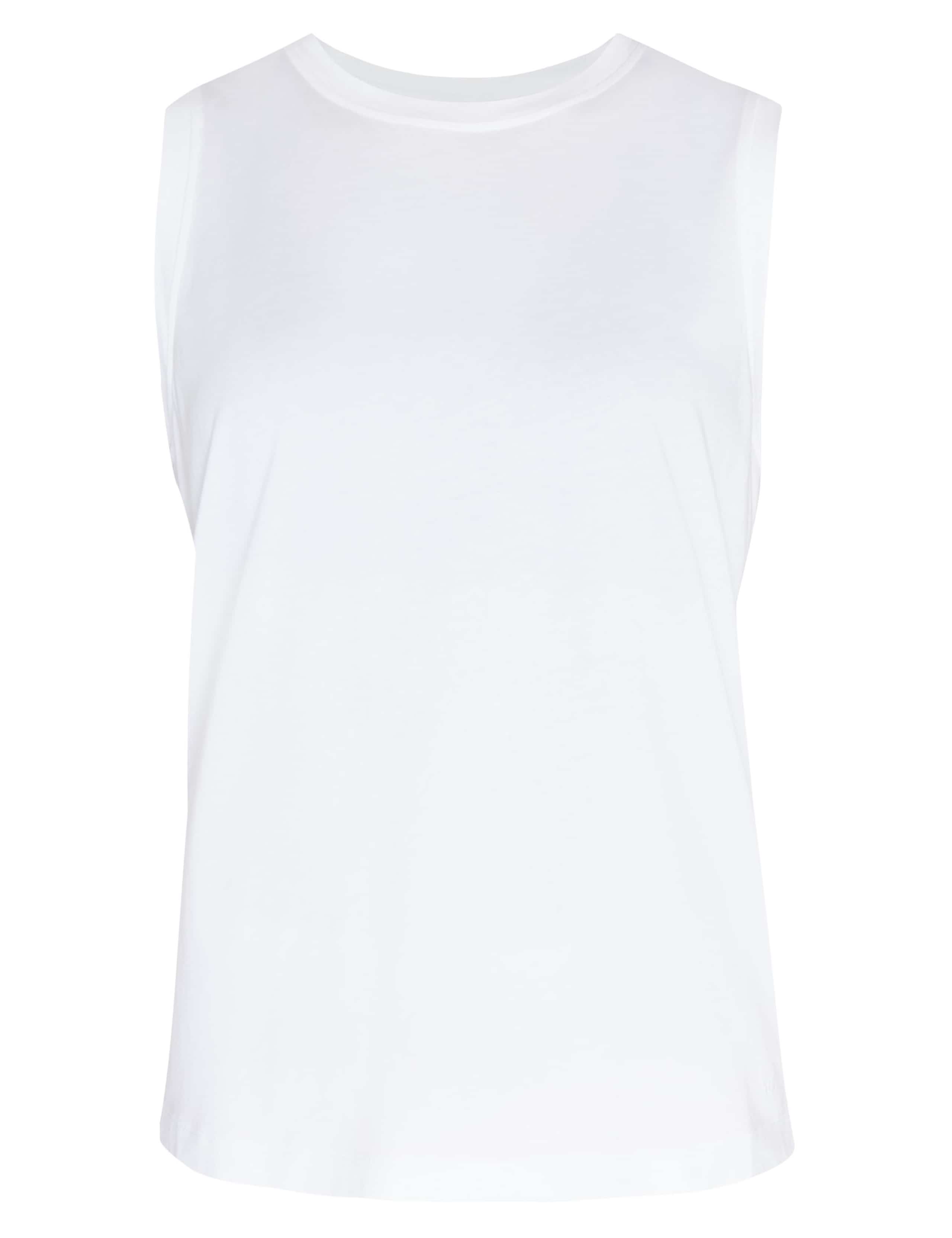 Essential Cotton Rich Crew Neck Vest Top 2 of 6