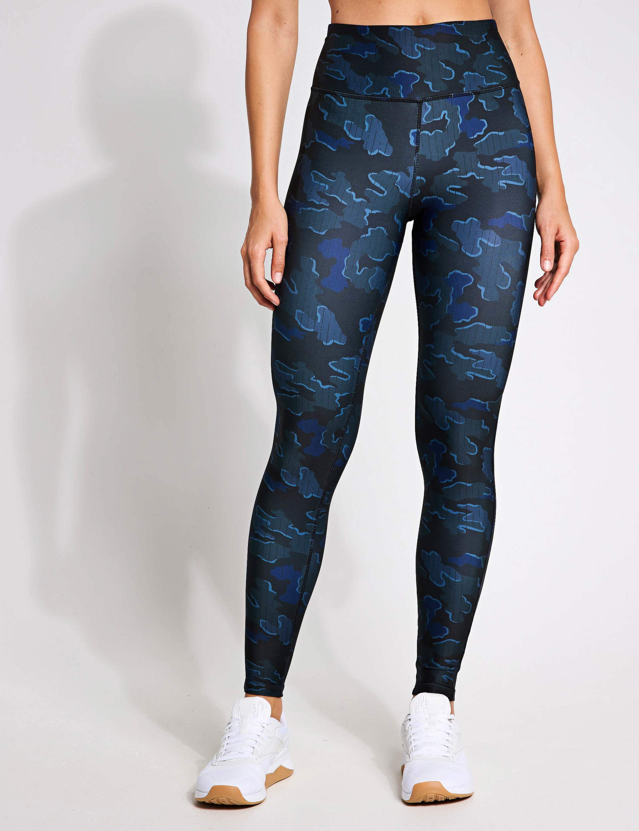 Camo Print High Waisted Leggings 1 of 6