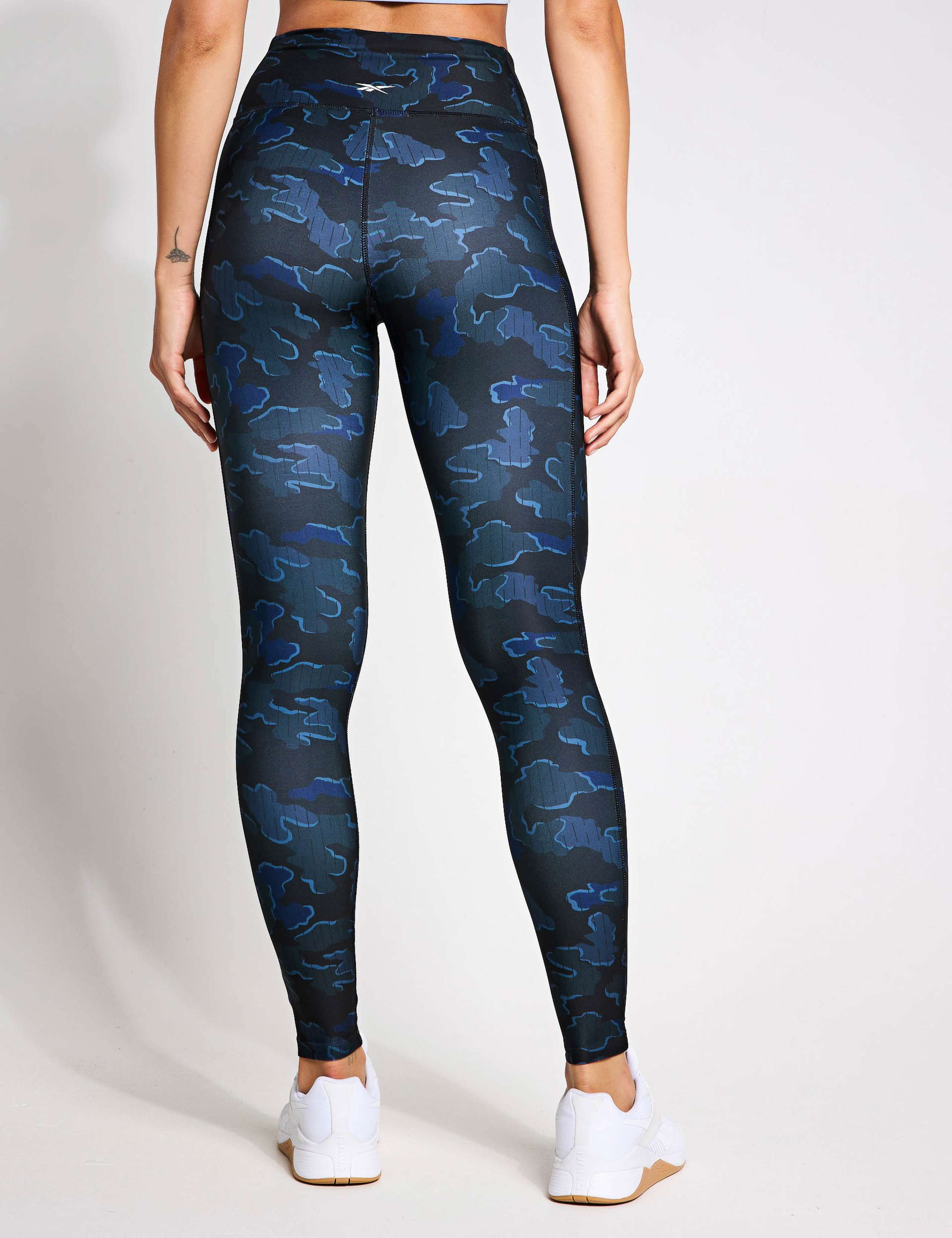 Camo Print High Waisted Leggings 4 of 6