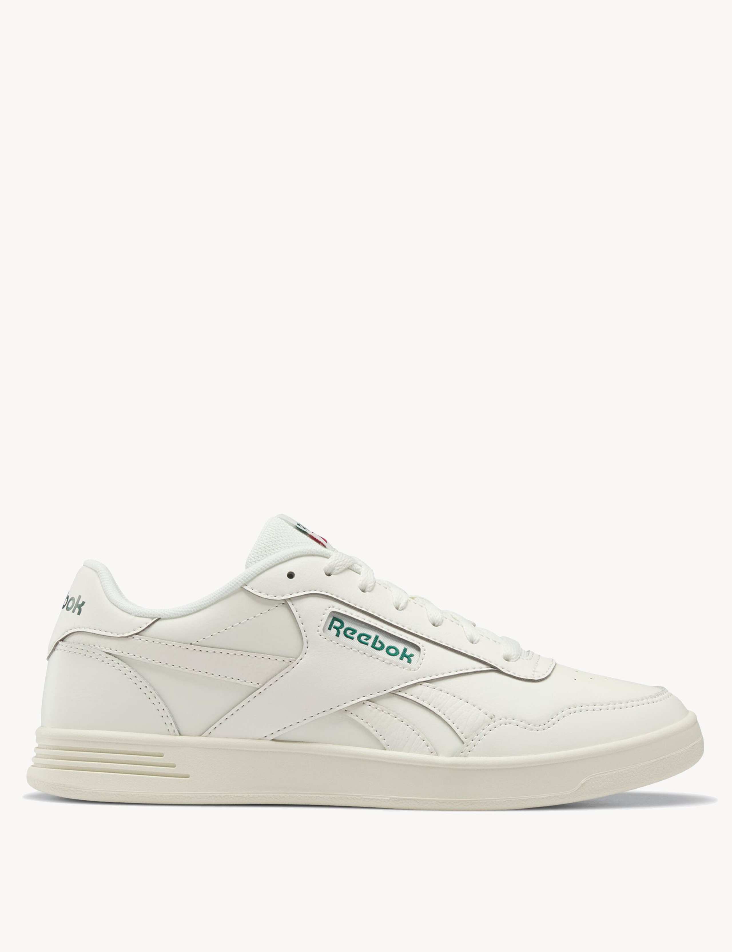 Court Advance Leather Lace Up Trainers 1 of 6