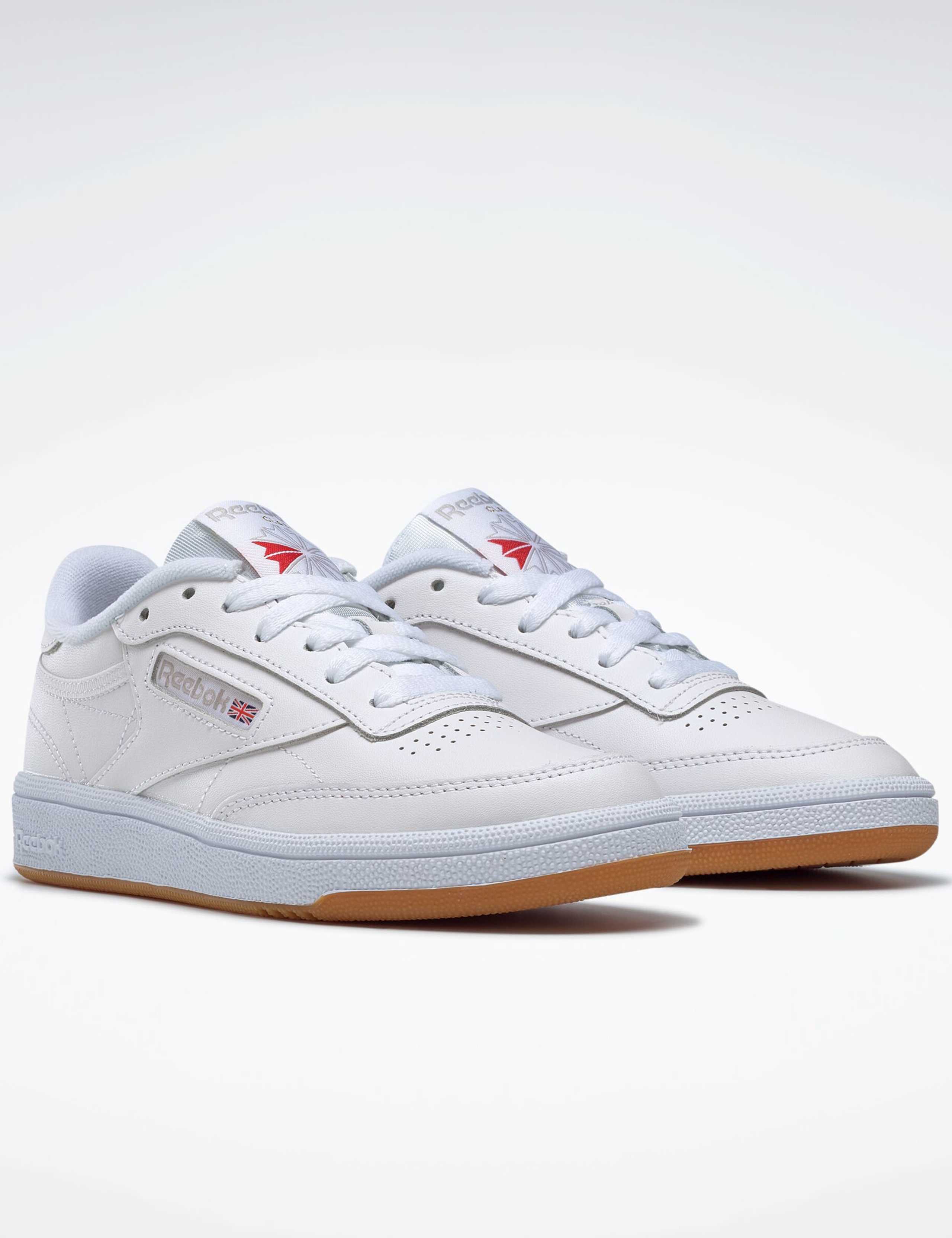 Club C 85 Leather Lace Up Trainers 2 of 6