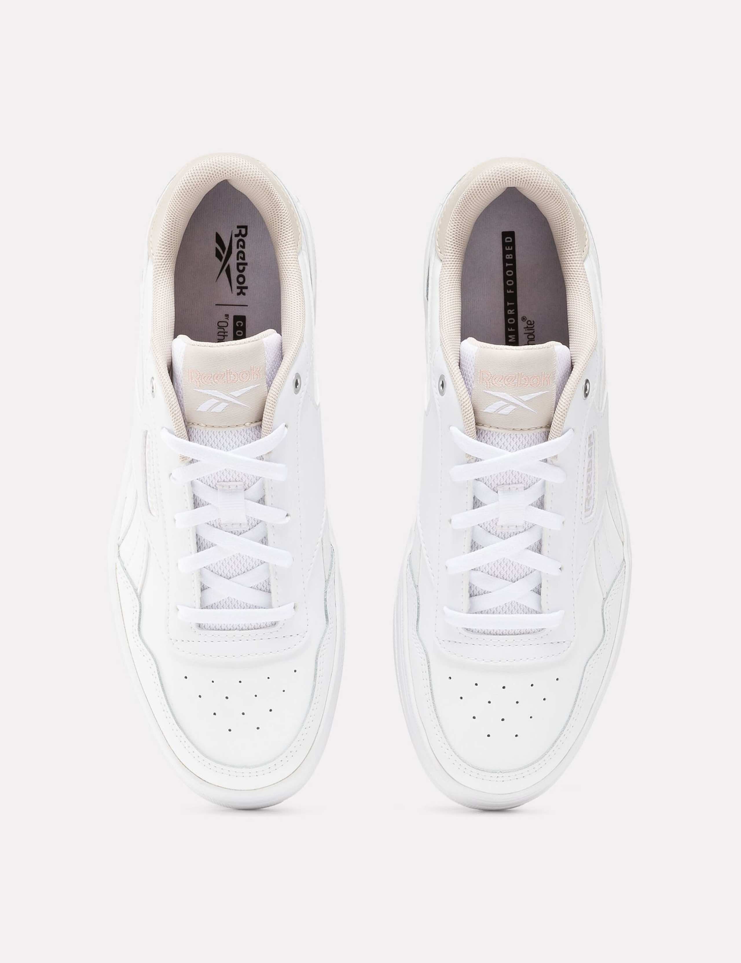 Court Advance Bold Leather Lace Up Trainers 2 of 6