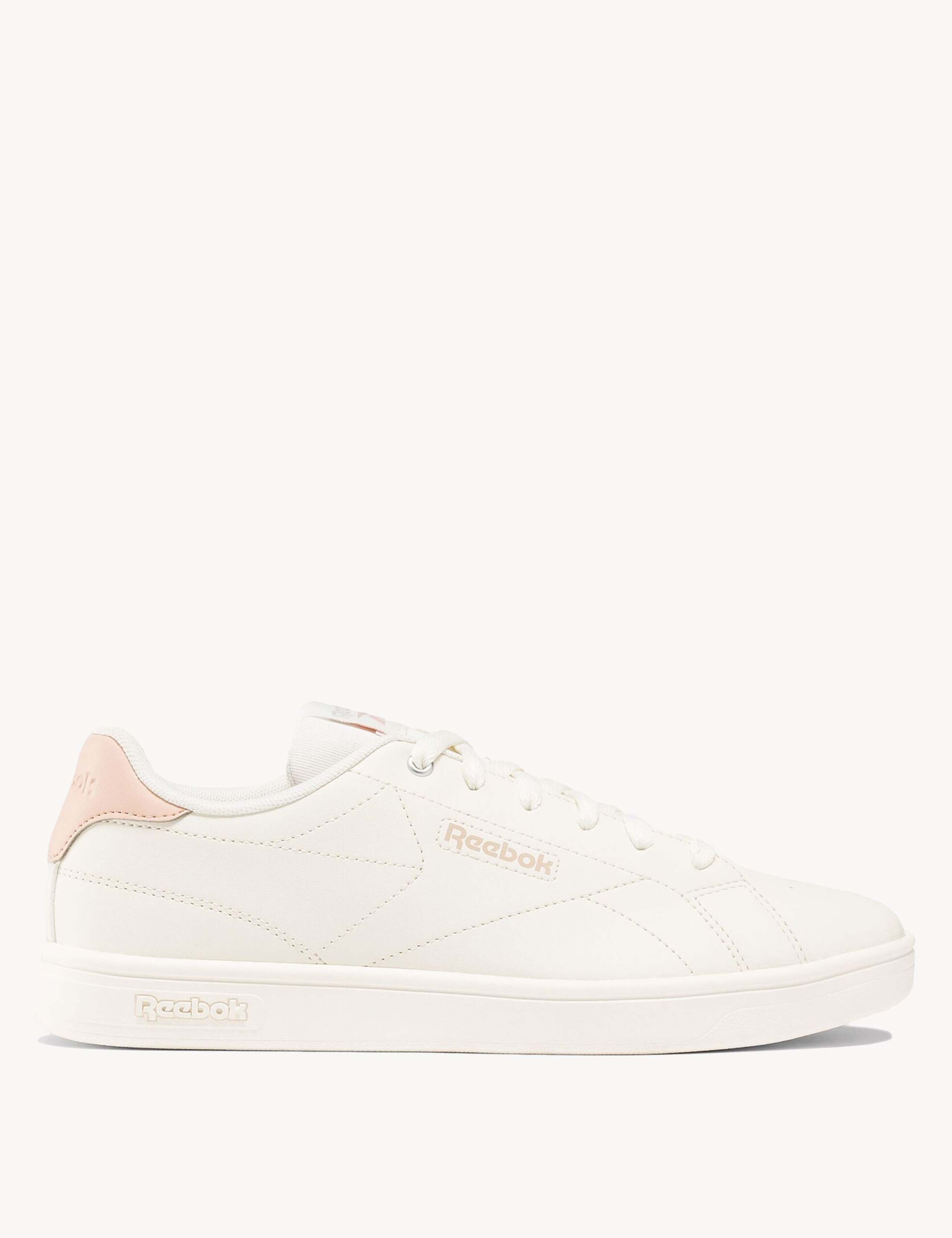 Court Clean Lace Up Trainers 1 of 6