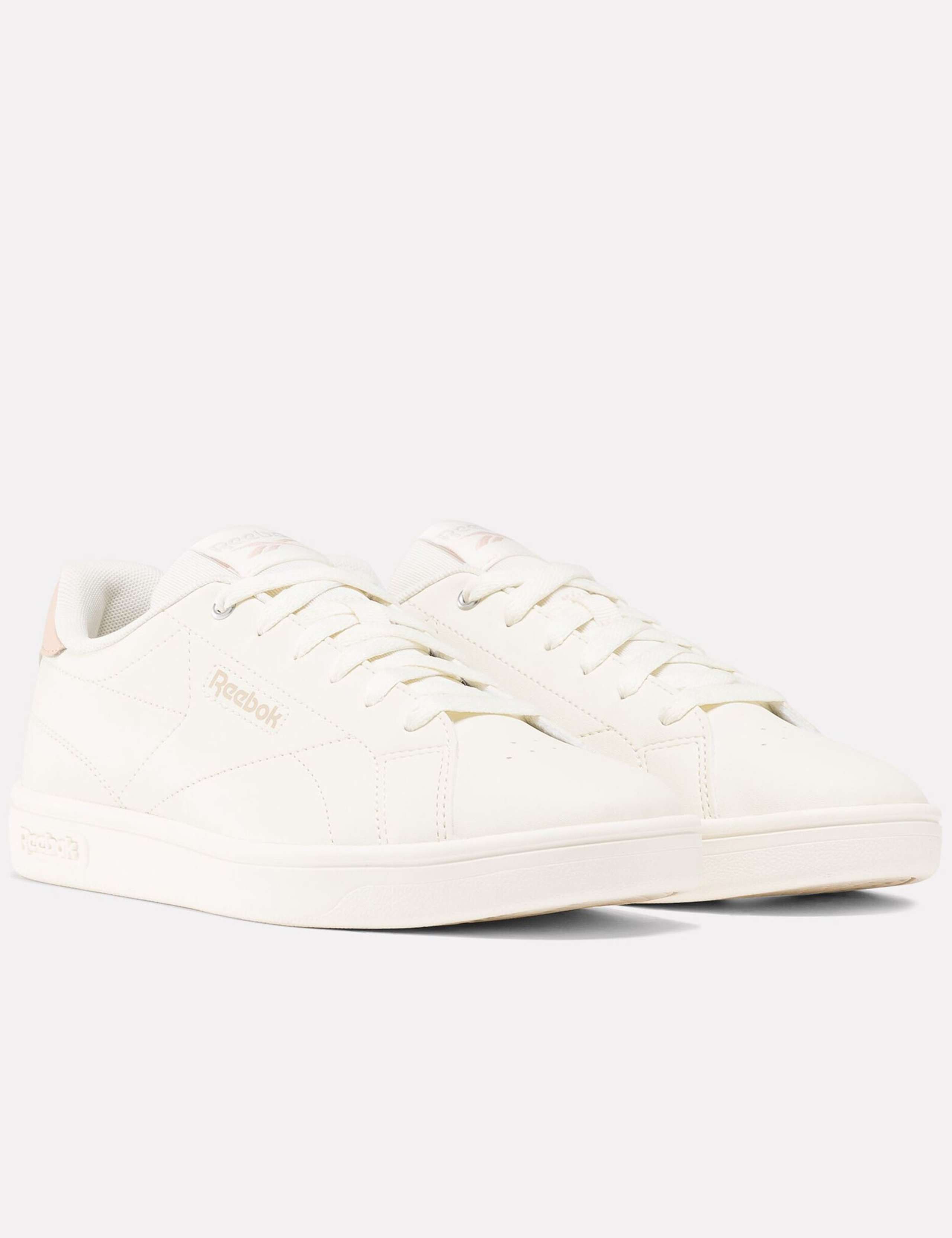 Court Clean Lace Up Trainers 2 of 6