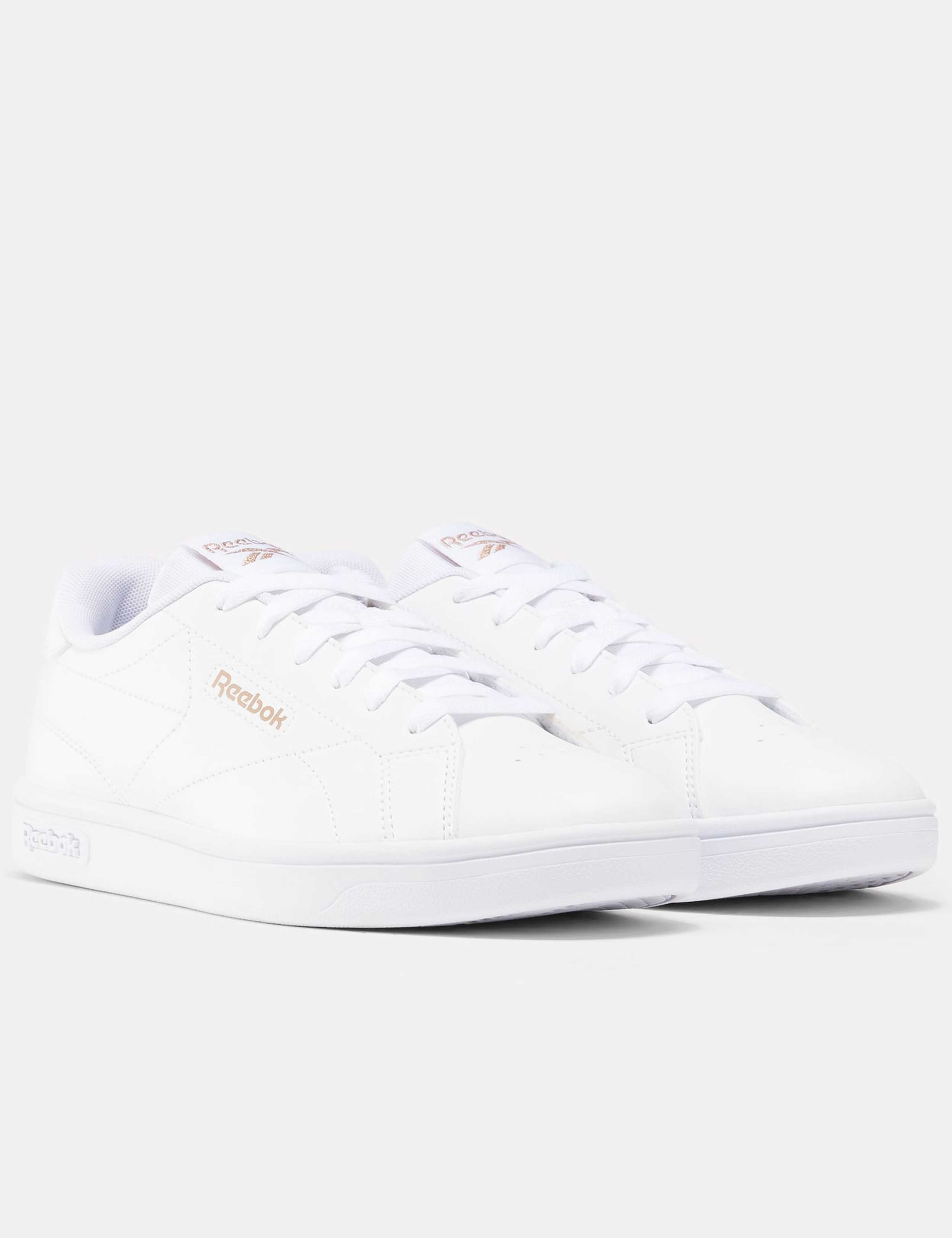 Court Clean Lace Up Trainers 5 of 7