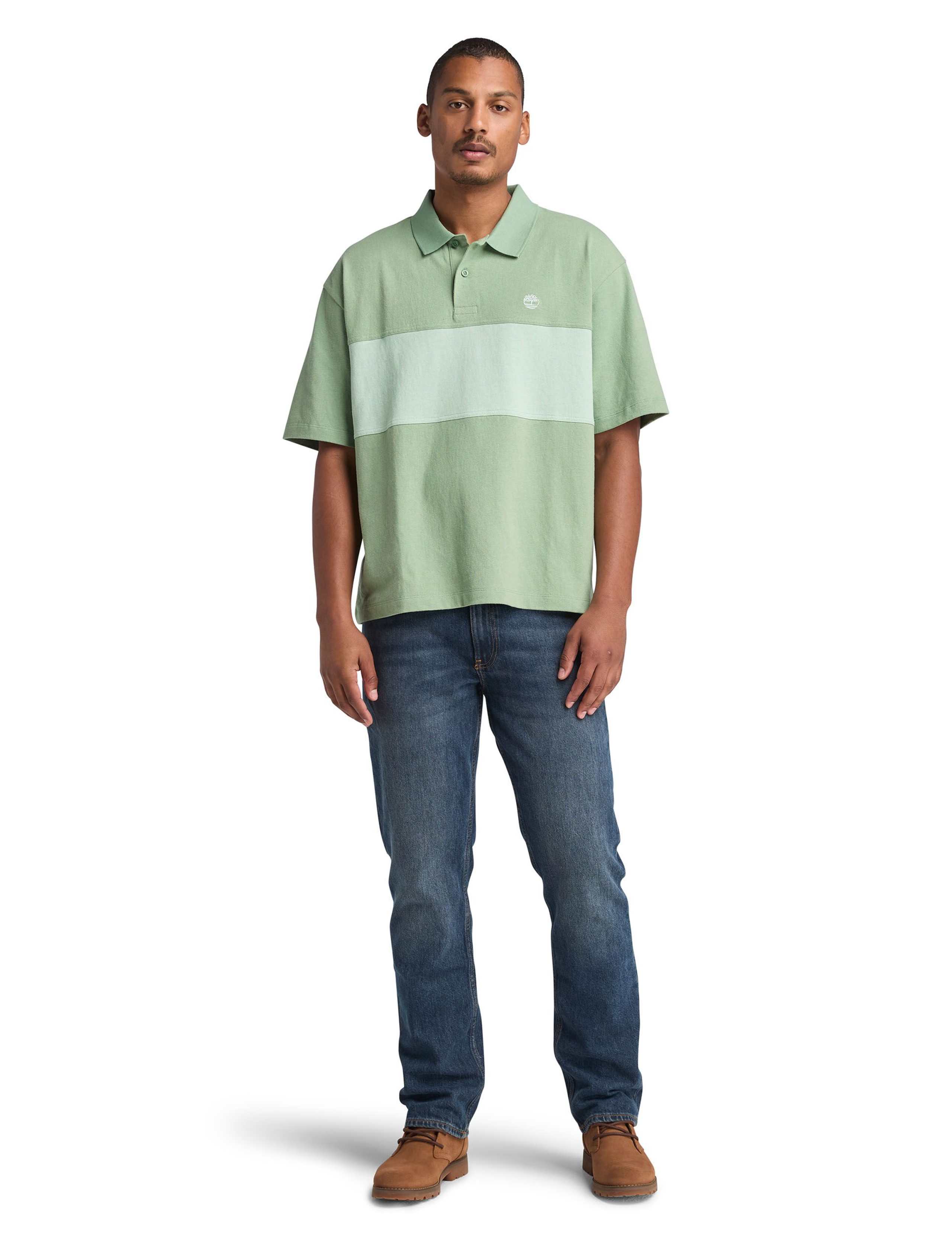 Pure Cotton Colour Block Rugby Shirt 3 of 5