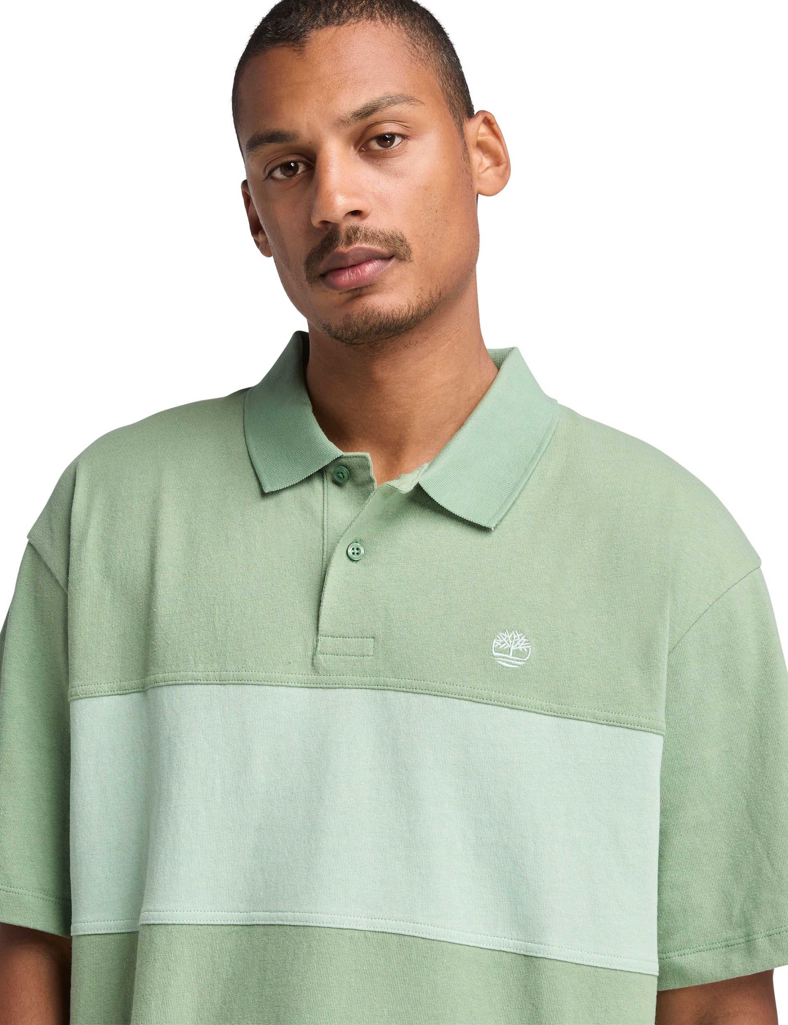 Pure Cotton Colour Block Rugby Shirt 5 of 5