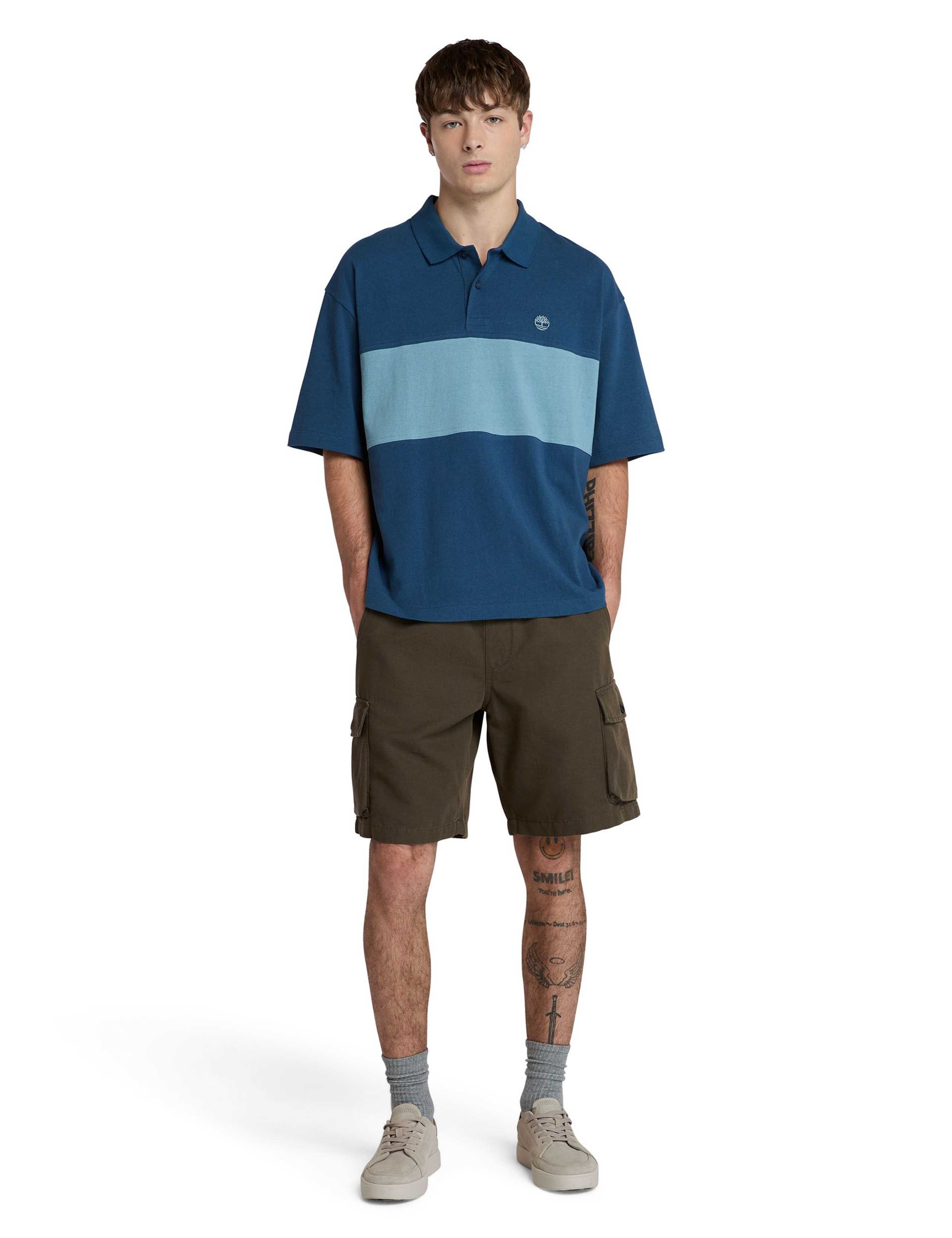 Pure Cotton Colour Block Rugby Shirt 3 of 5