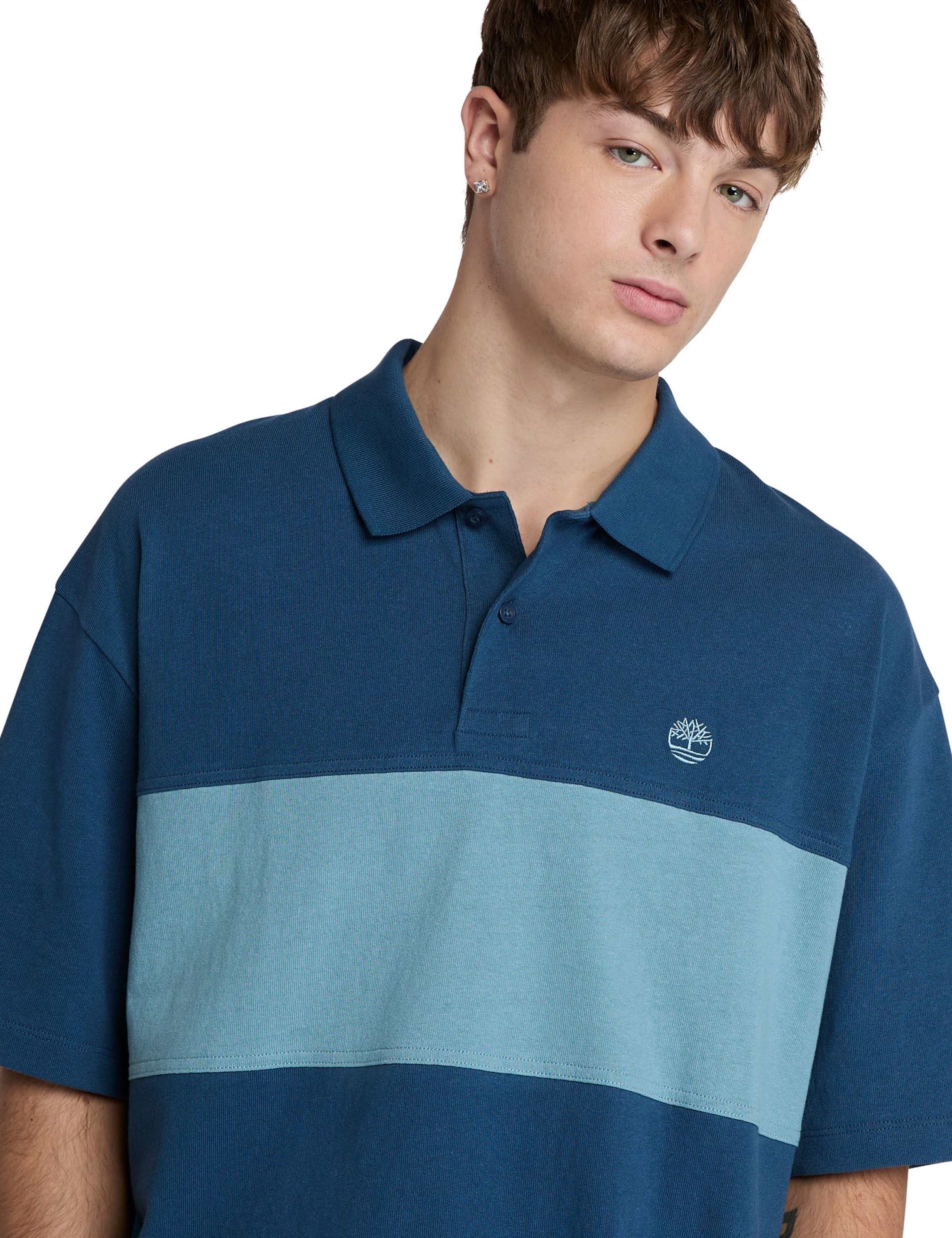 Pure Cotton Colour Block Rugby Shirt 5 of 5