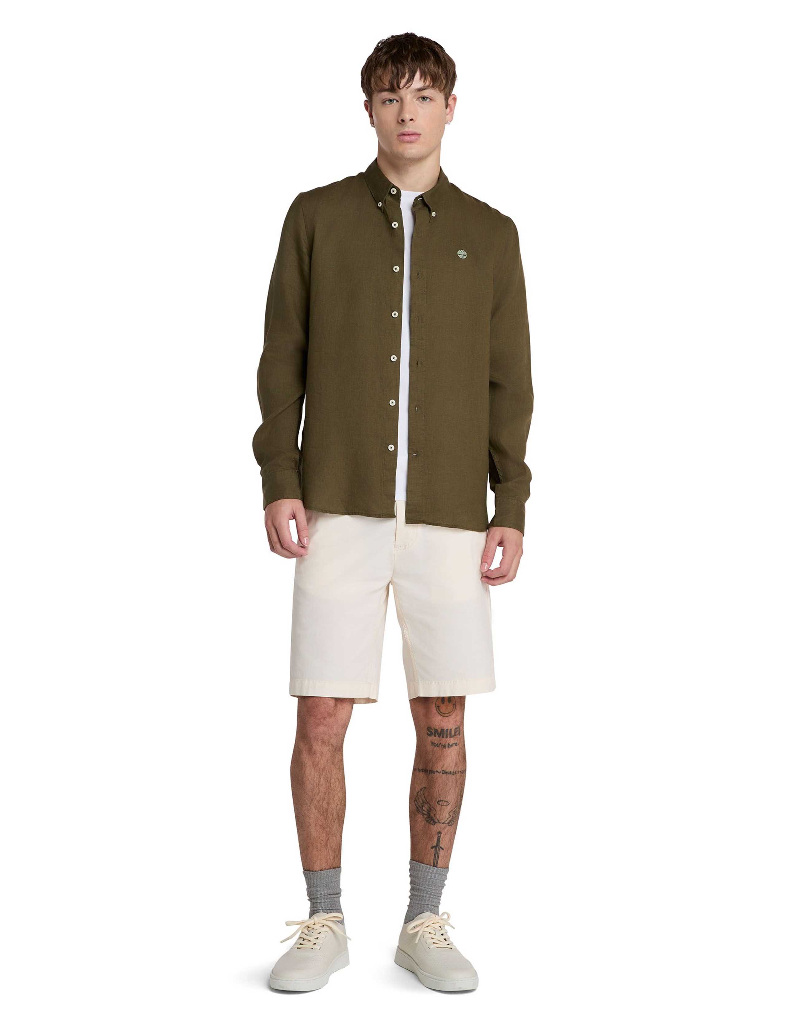 Mill Brook Slim Fit Pure Linen Overshirt 3 of 5