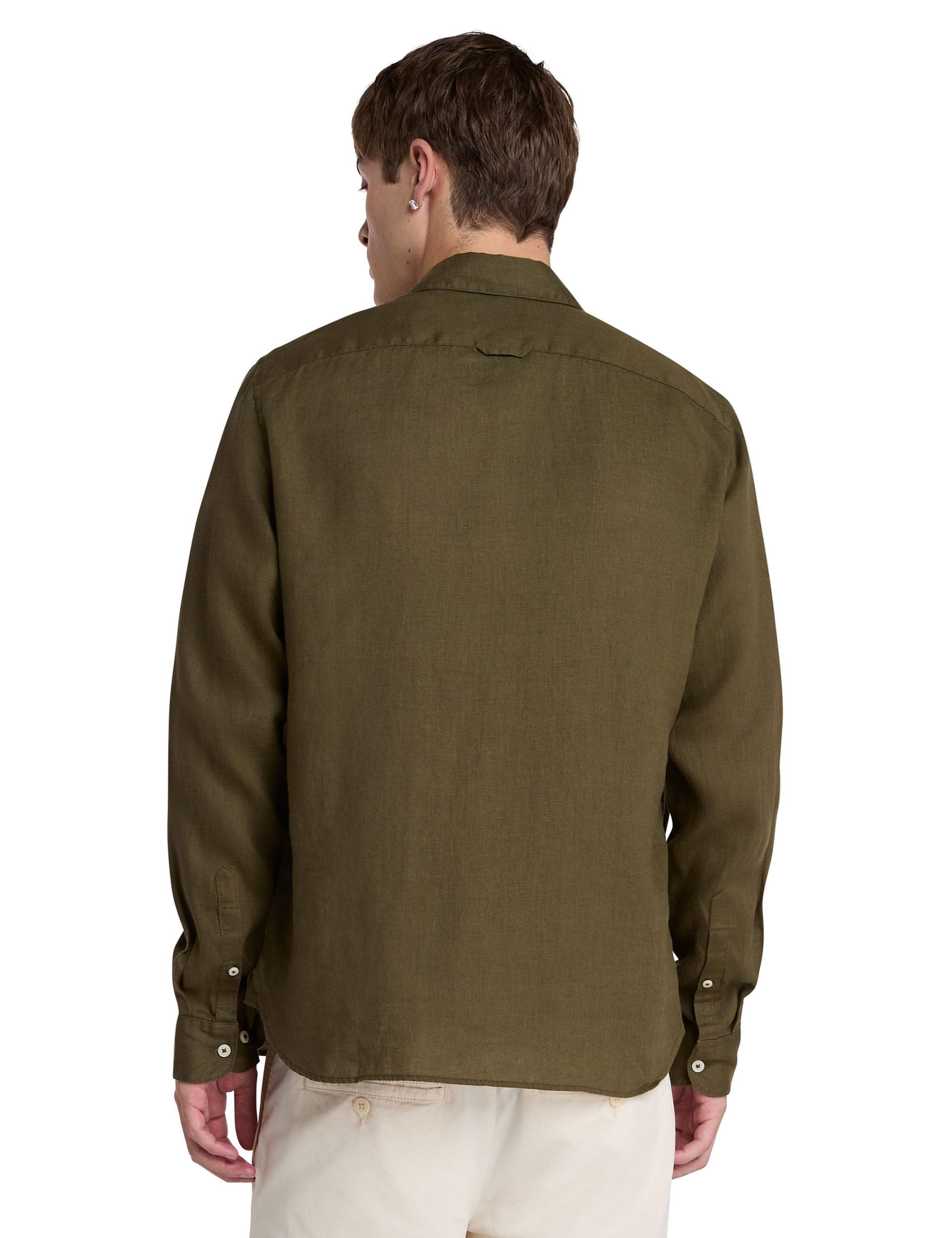 Mill Brook Slim Fit Pure Linen Overshirt 4 of 5