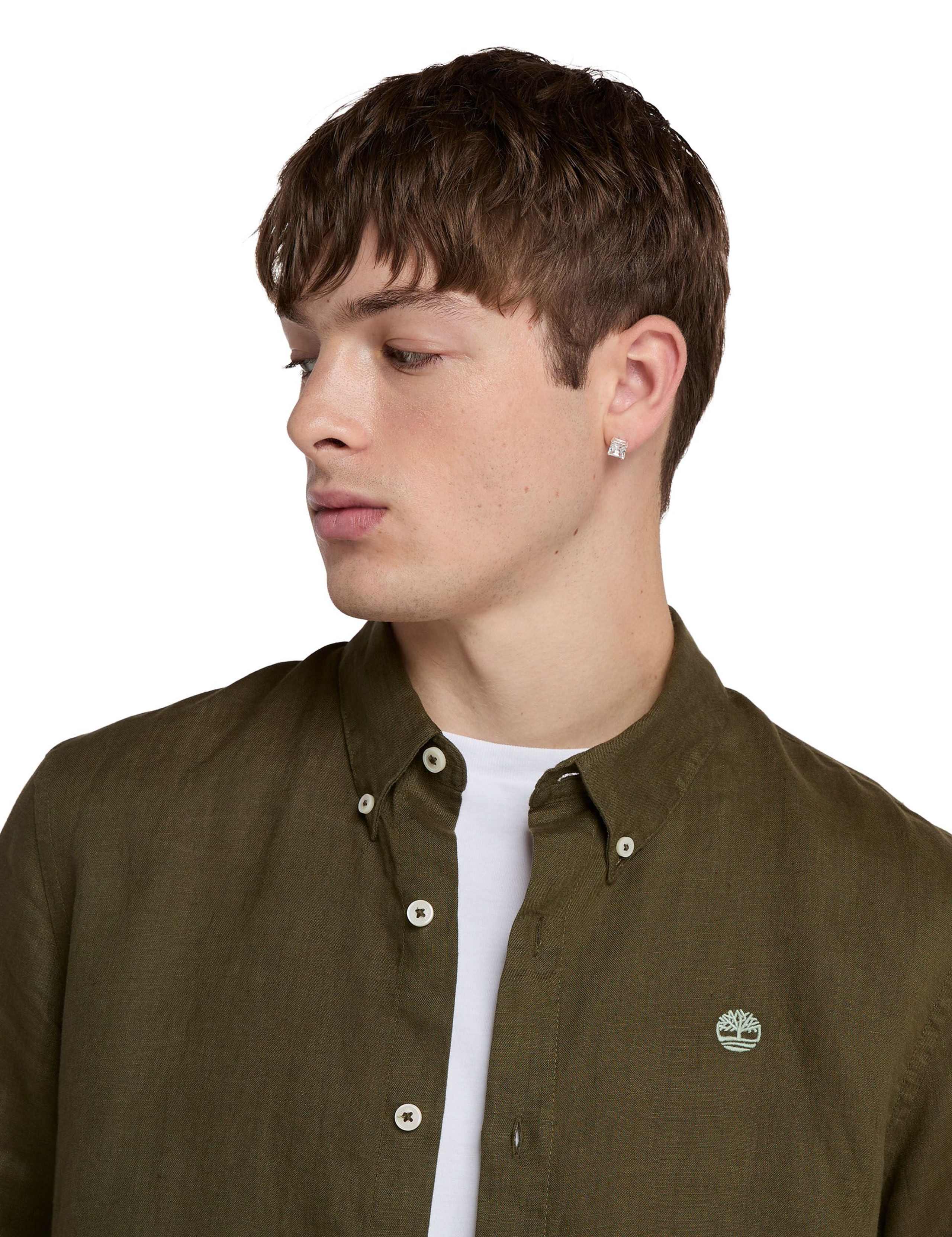 Mill Brook Slim Fit Pure Linen Overshirt 5 of 5