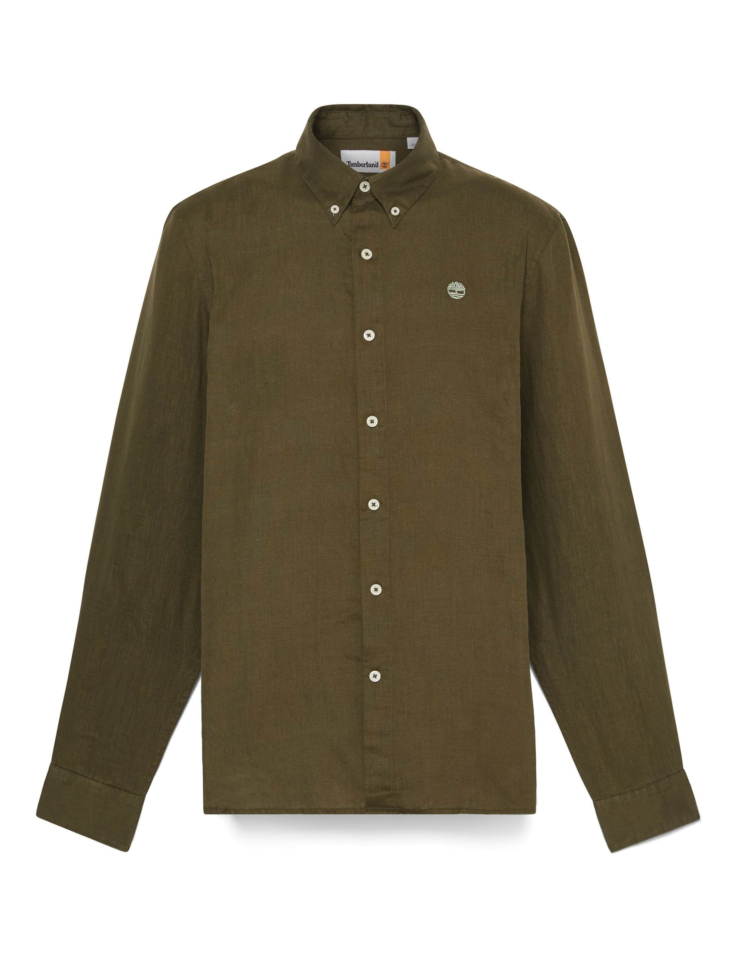 Mill Brook Slim Fit Pure Linen Overshirt 2 of 5