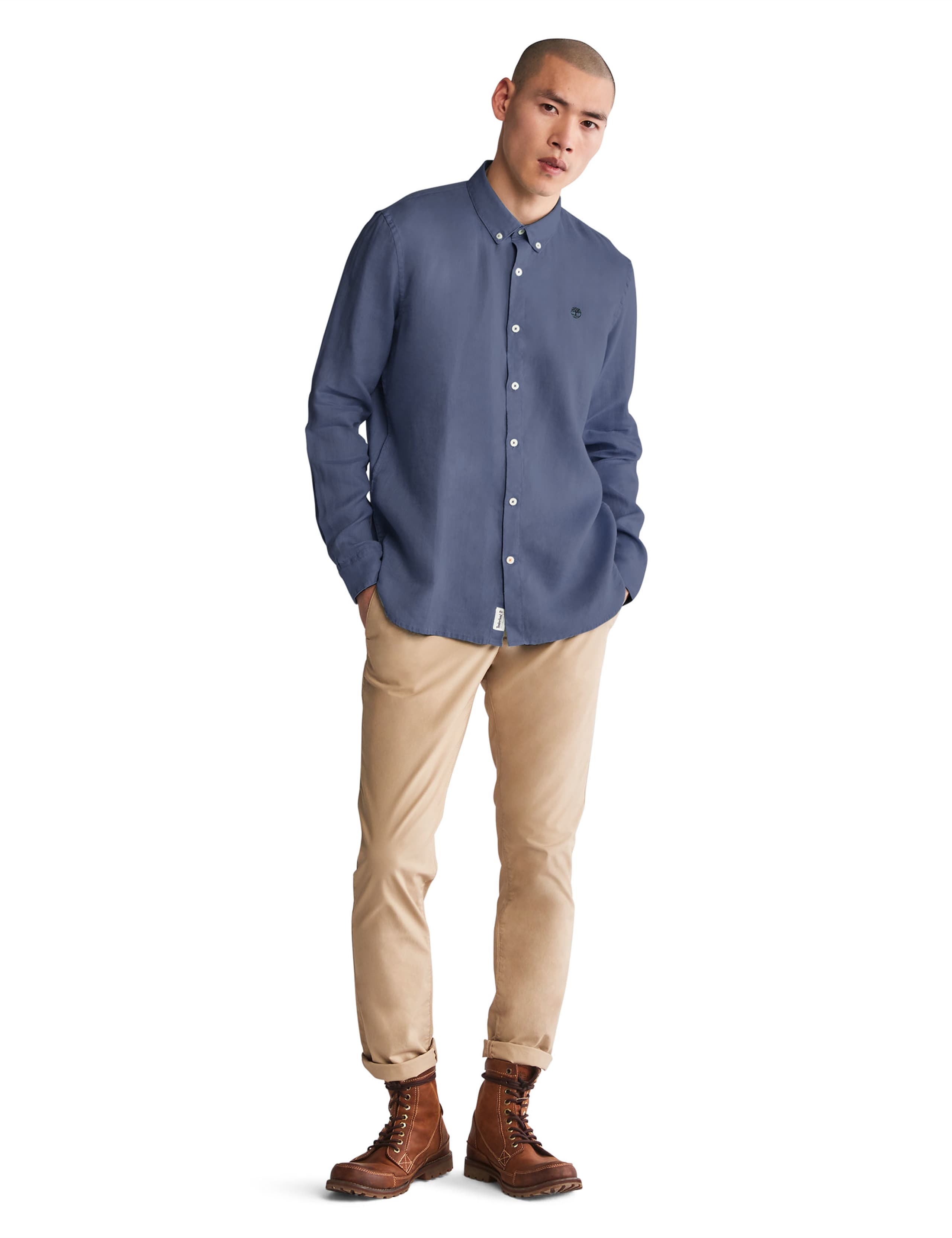 Mill Brook Slim Fit Pure Linen Overshirt 3 of 8
