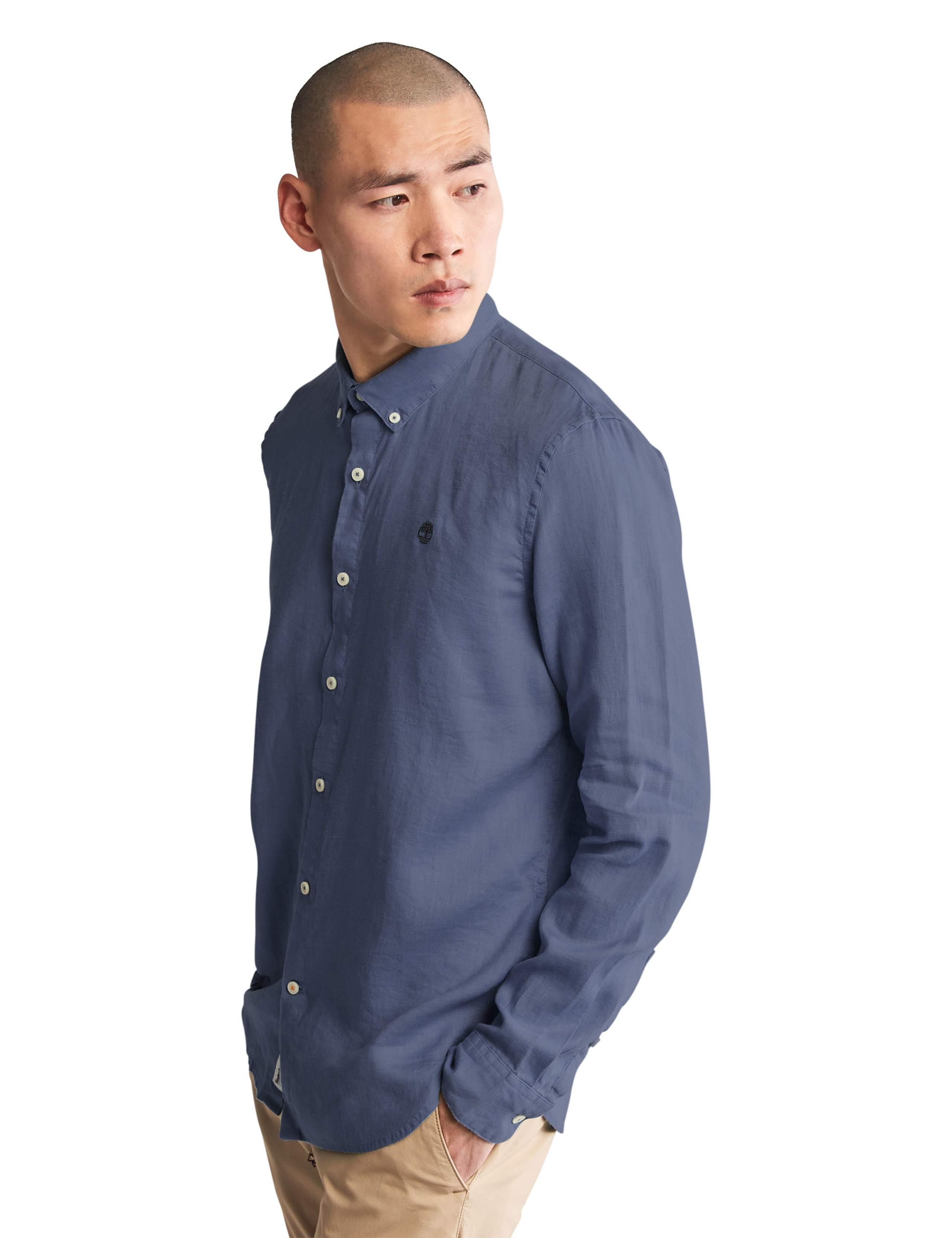 Mill Brook Slim Fit Pure Linen Overshirt 4 of 8