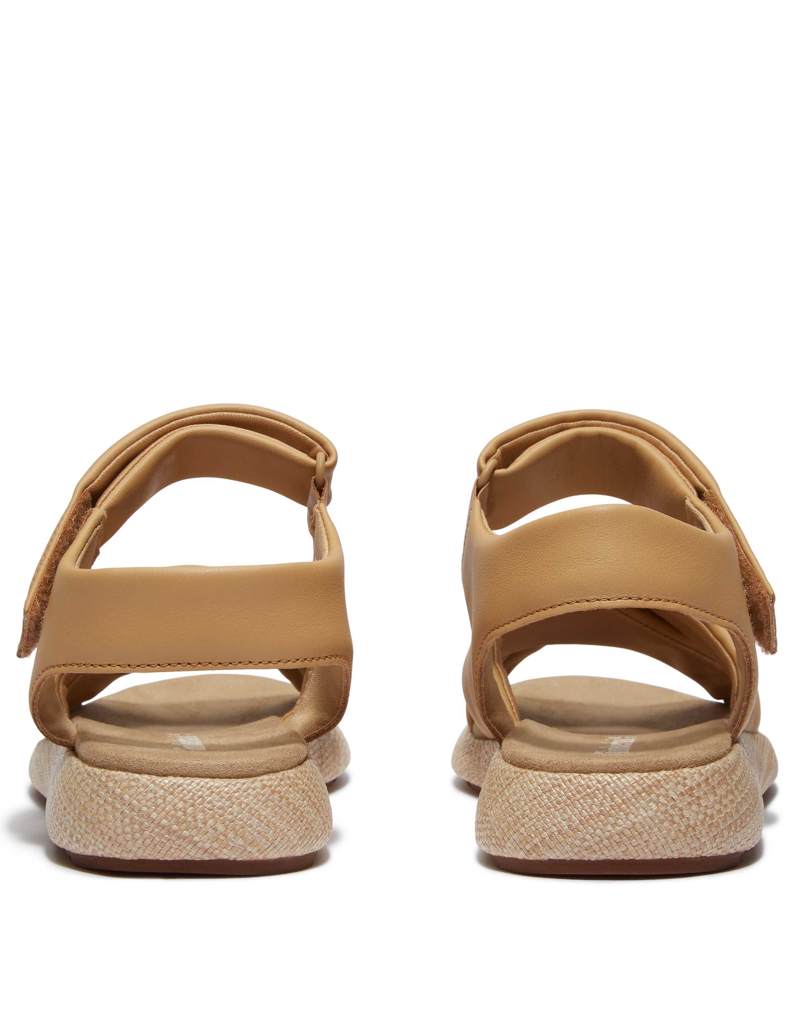 Belmar Waves Leather Flat Sandals 5 of 8
