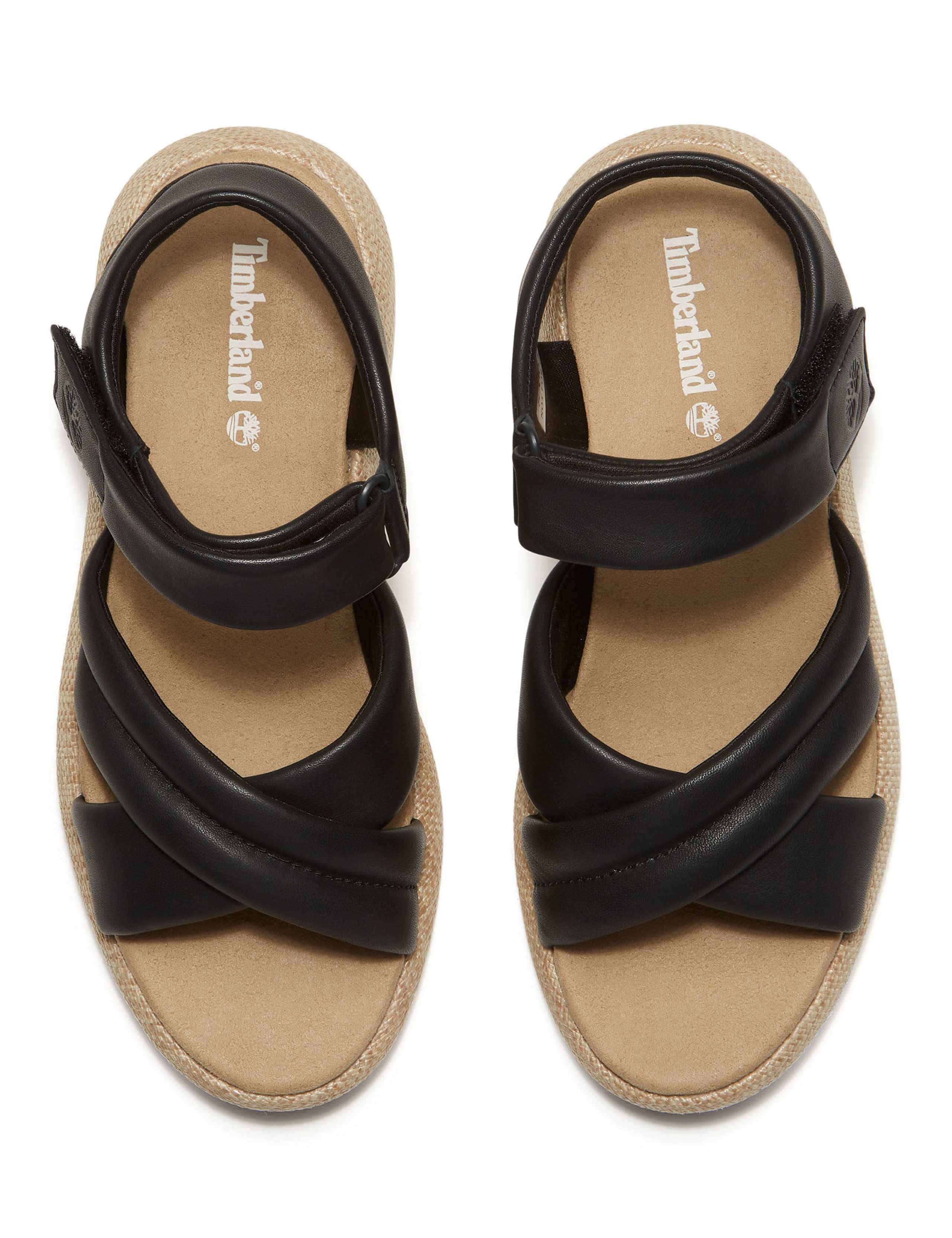 Belmar Waves Leather Flat Sandals 4 of 7