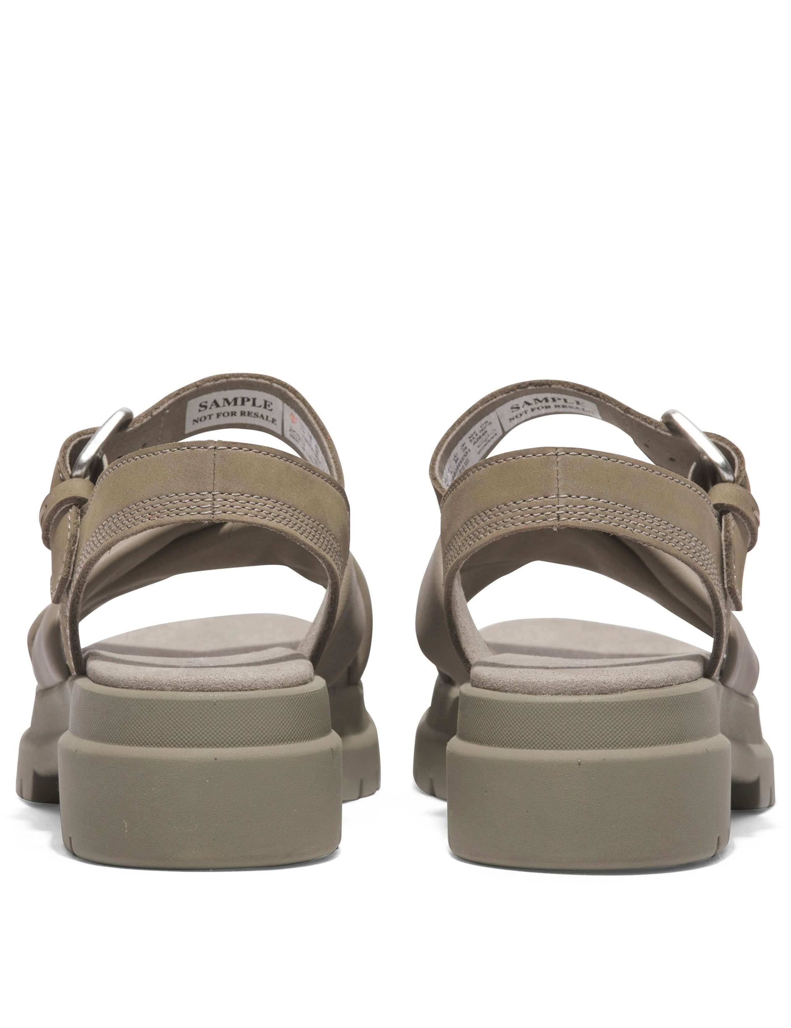 London Vibe Leather Strappy Flatform Sandals 6 of 8