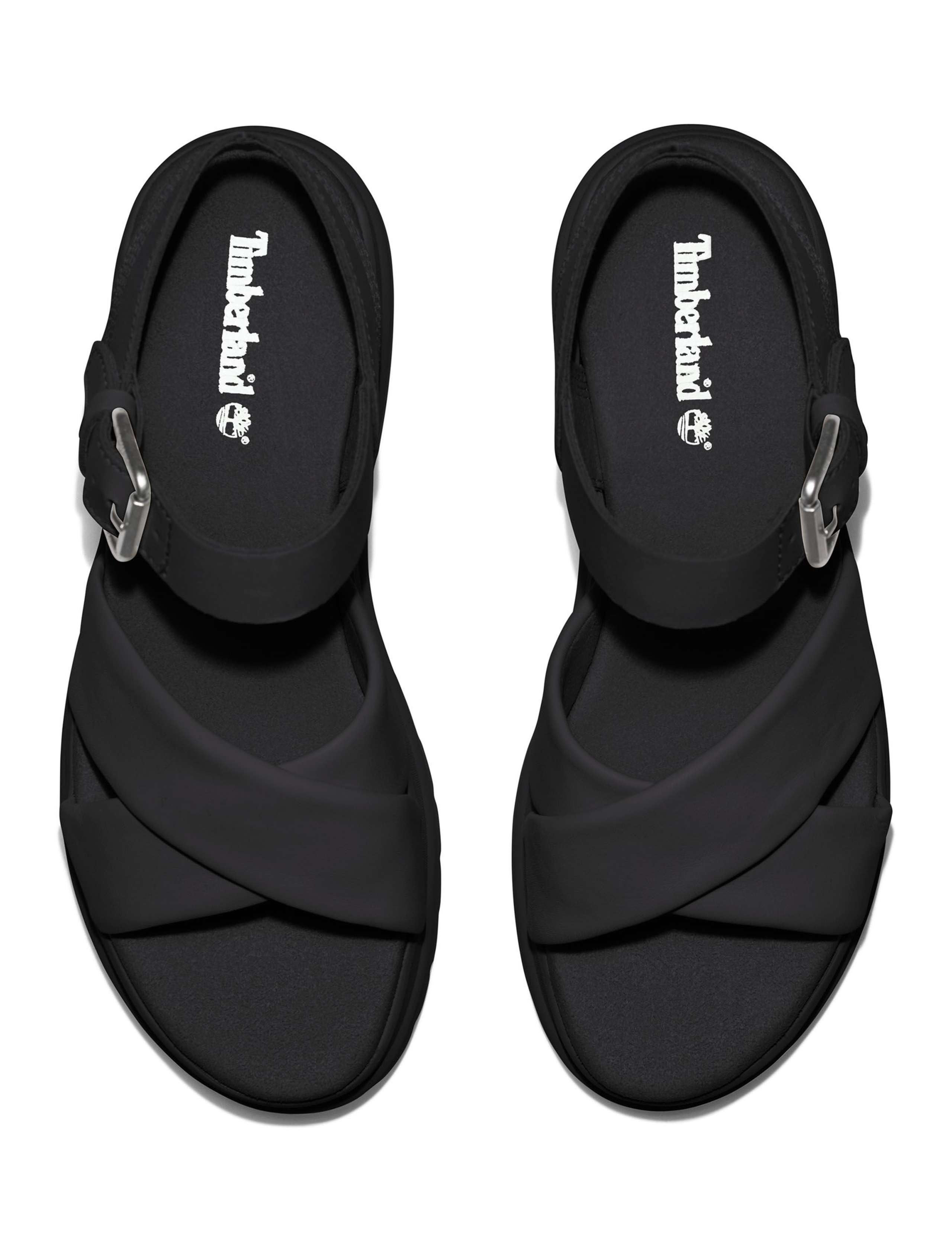 London Vibe Leather Strappy Flatform Sandals 6 of 8