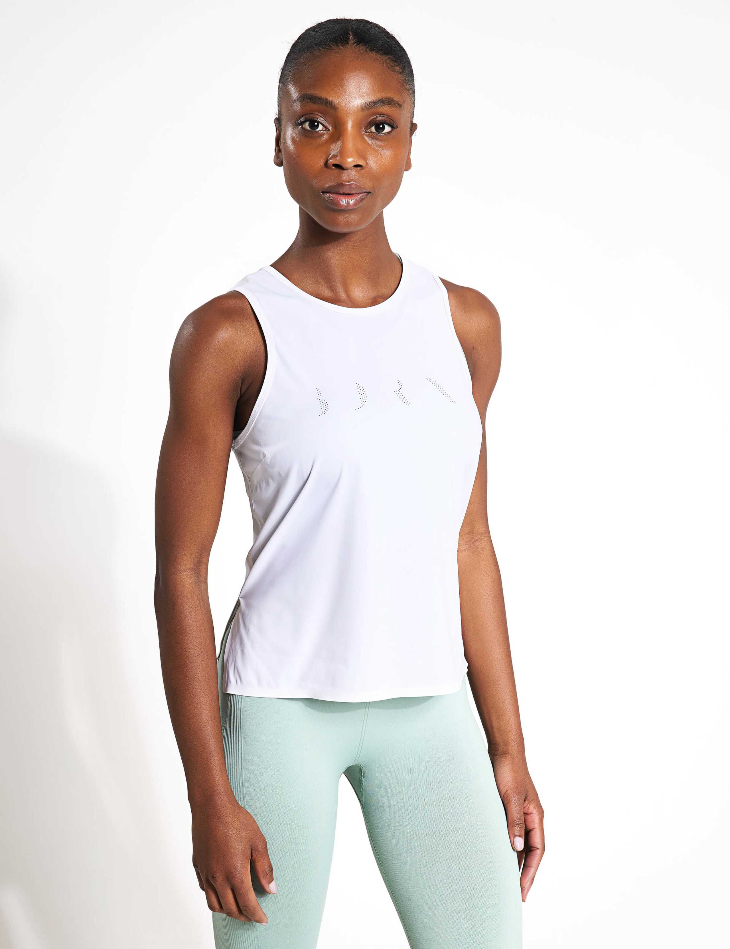 Keira Crew Neck Racer Back Vest Top 1 of 4
