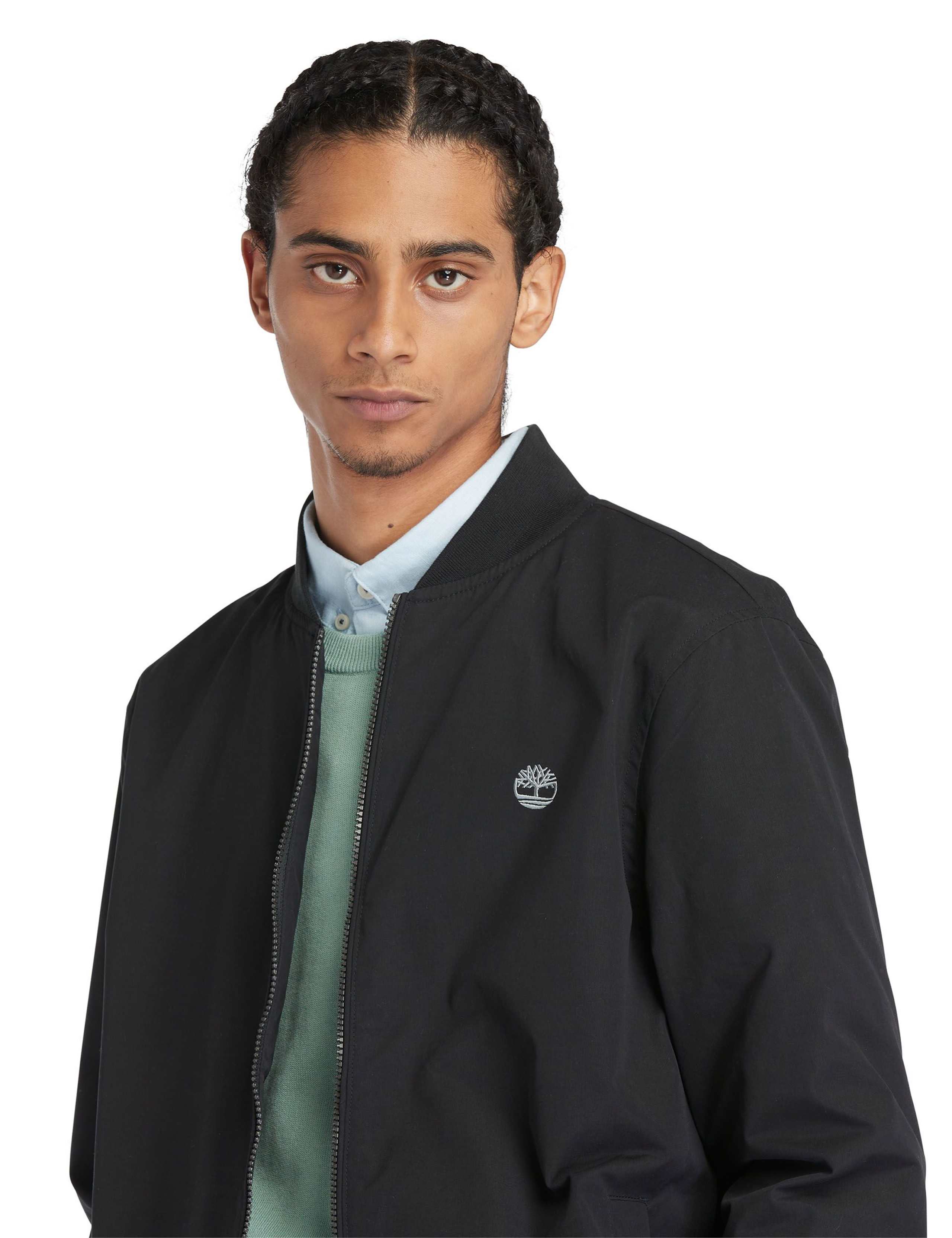 Cotton Blend Water Repellent Bomber Jacket 4 of 6