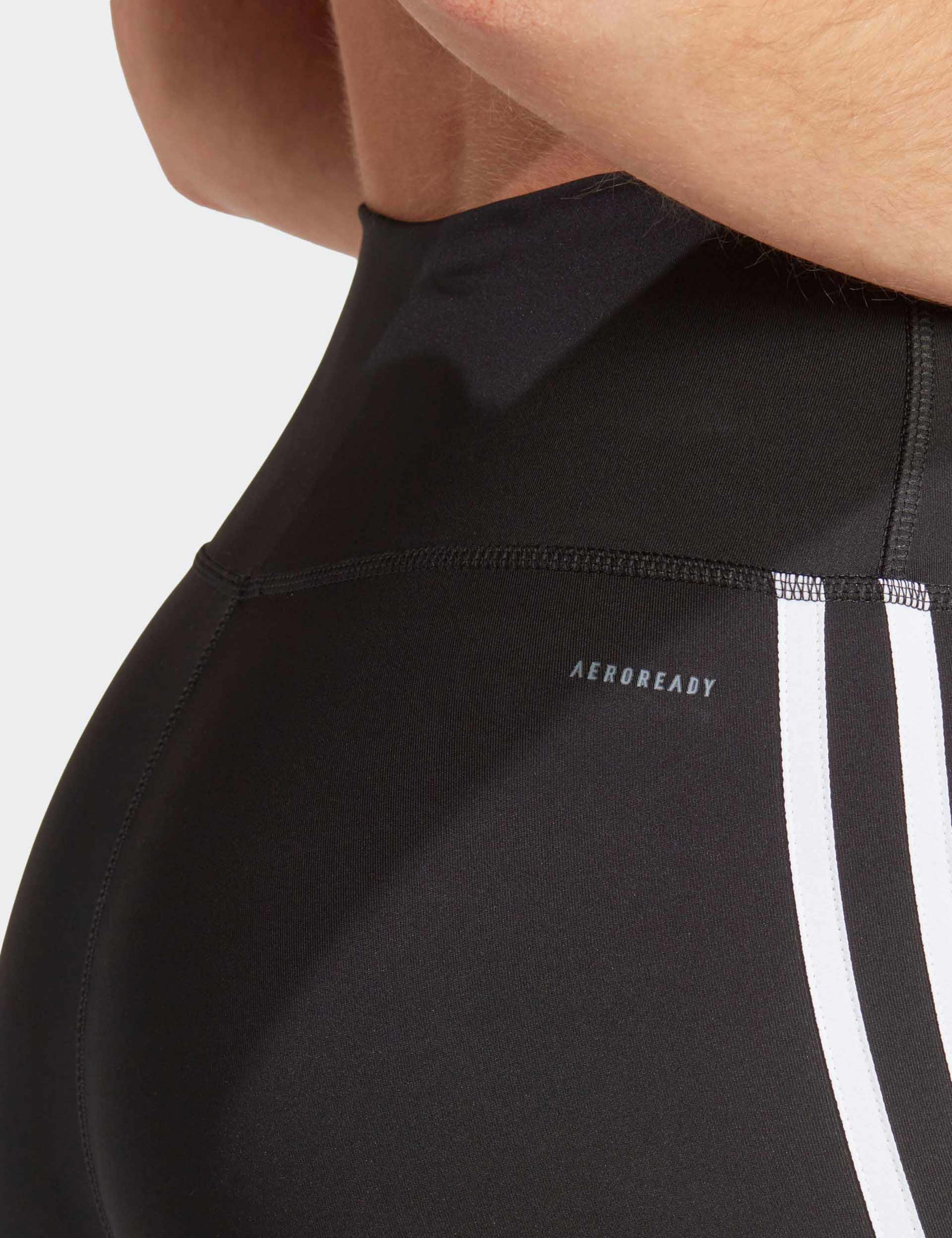 Train Essentials 3 Stripes 7/8 Gym Leggings 6 of 6