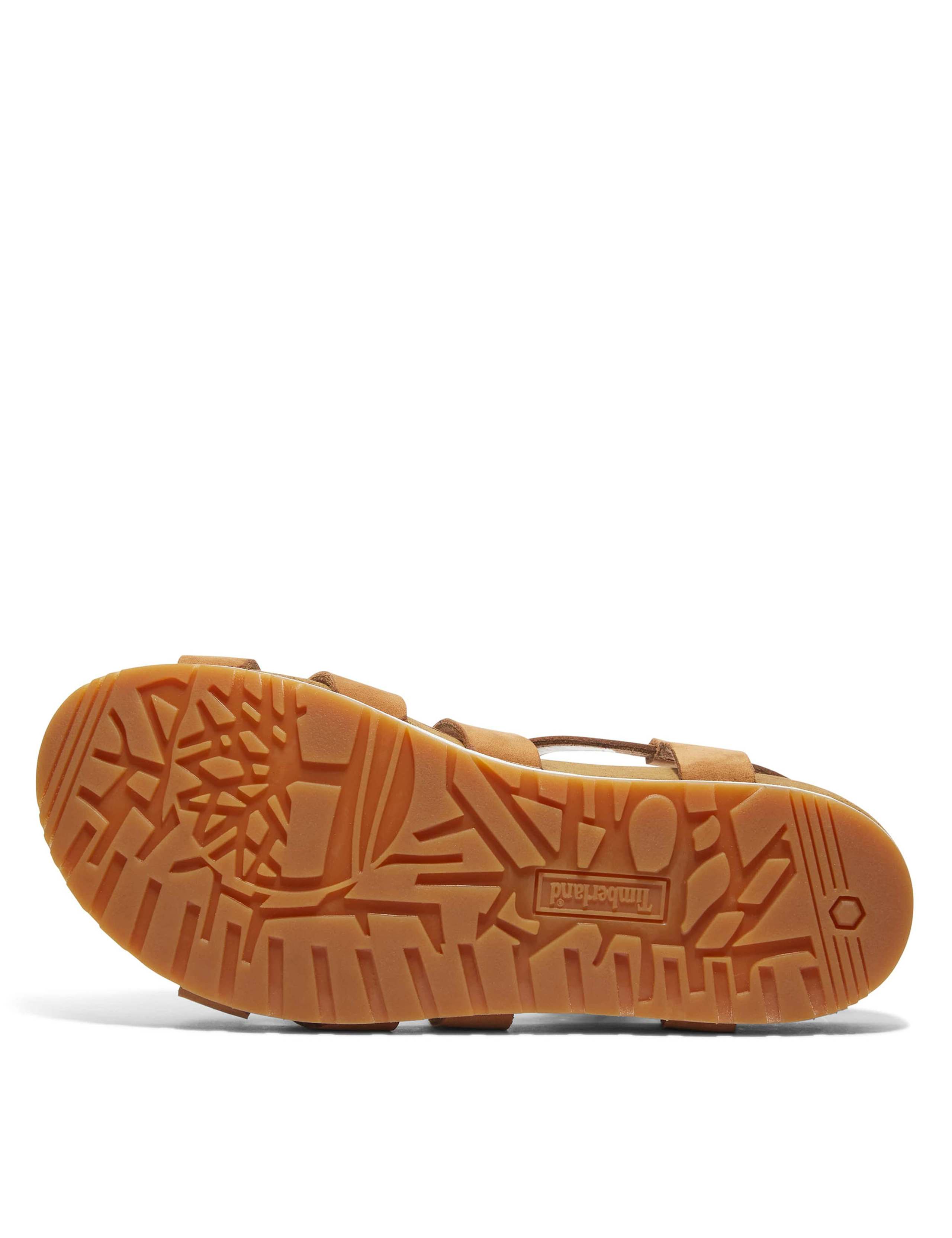 Malibu Waves Leather Ankle Strap Sandals 6 of 6