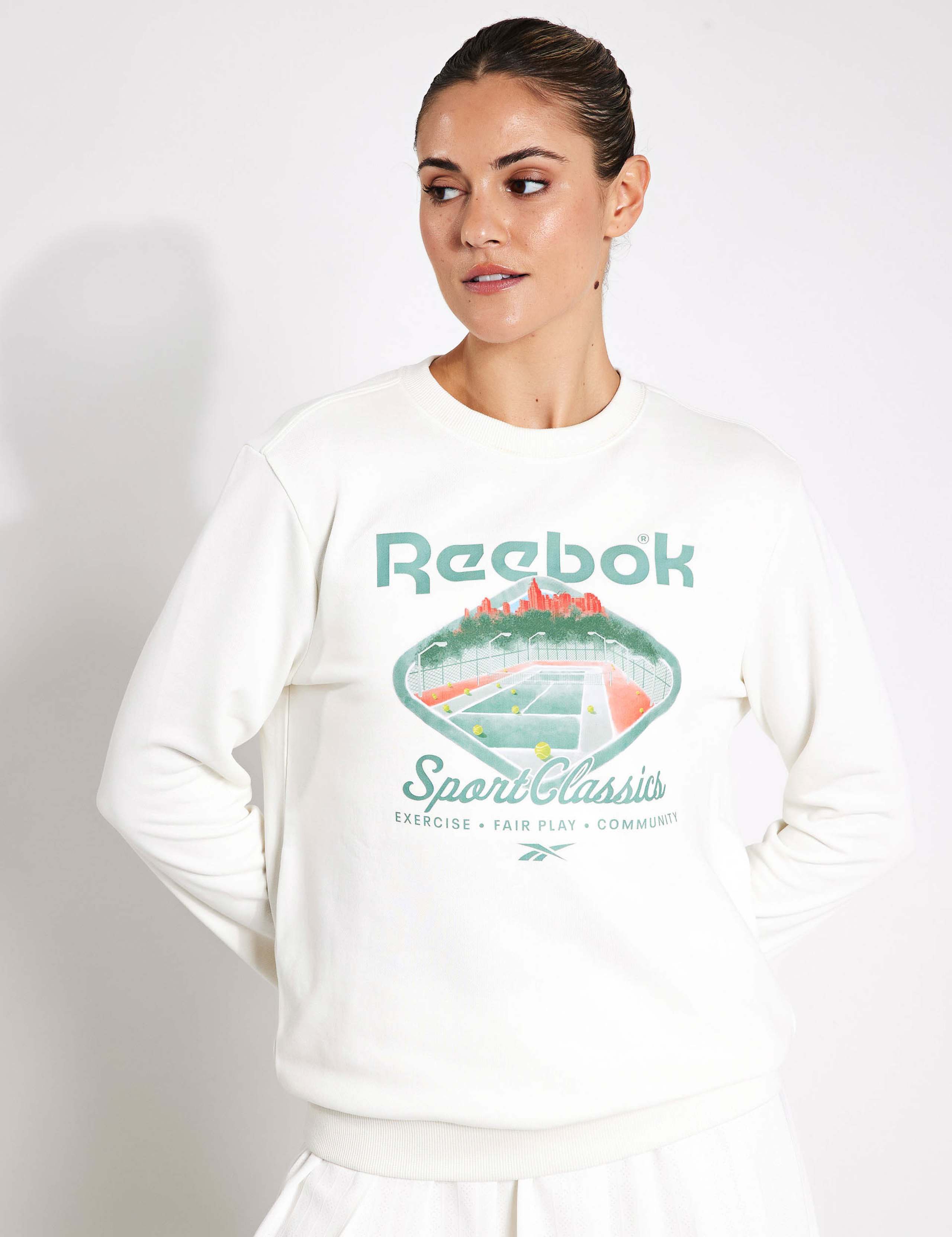 Classic Court Sport Cotton Rich Sweatshirt 1 of 4
