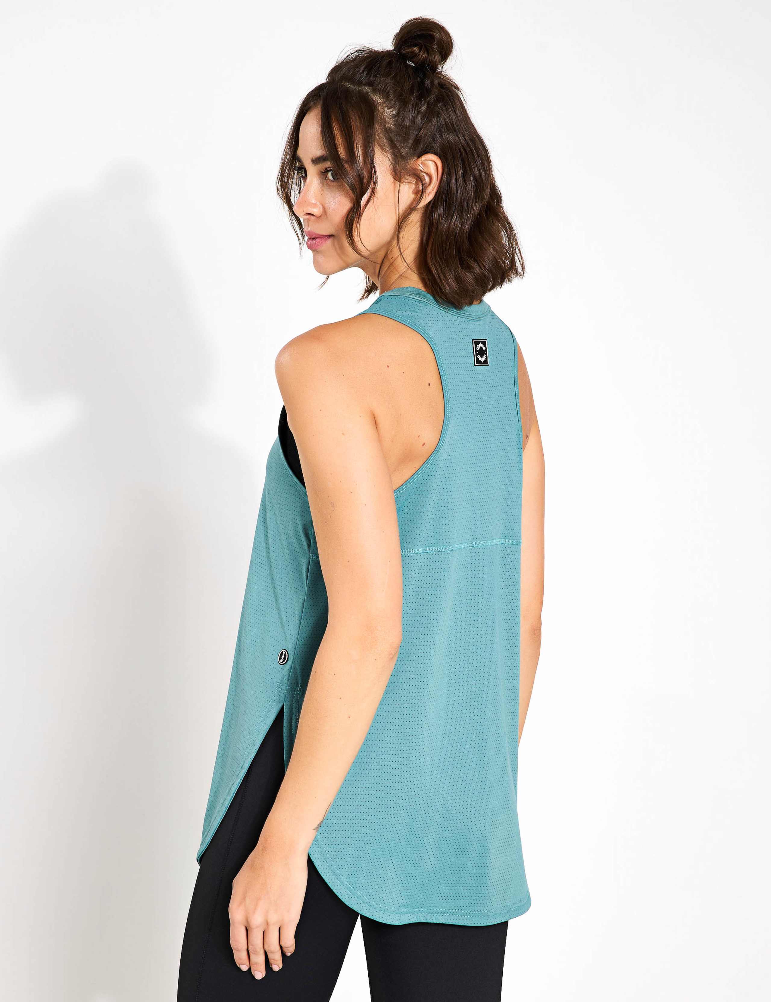 Zela Racer Back Relaxed Longline Vest Top 4 of 4