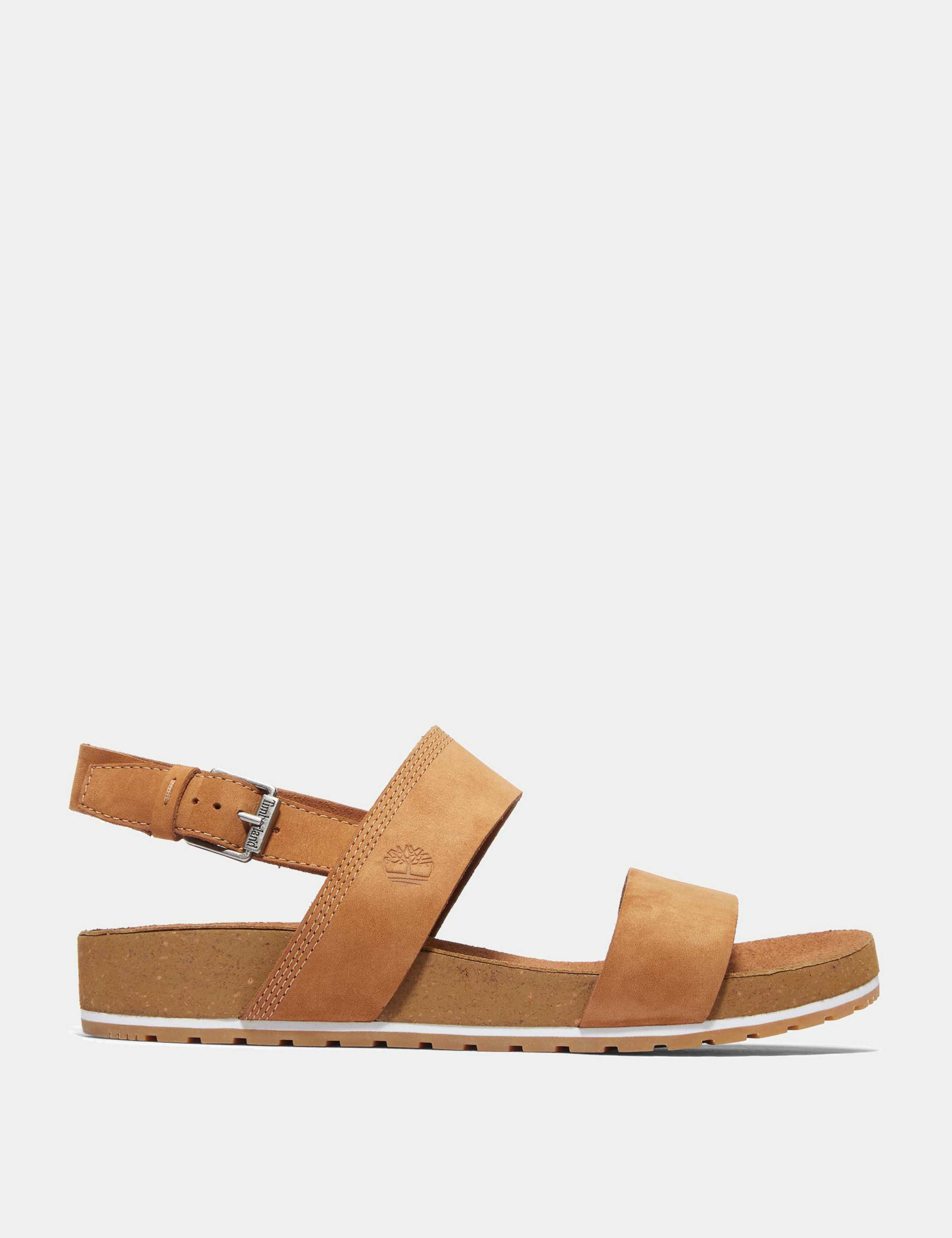 Malibu Waves Leather Ankle Strap Sandals 1 of 6
