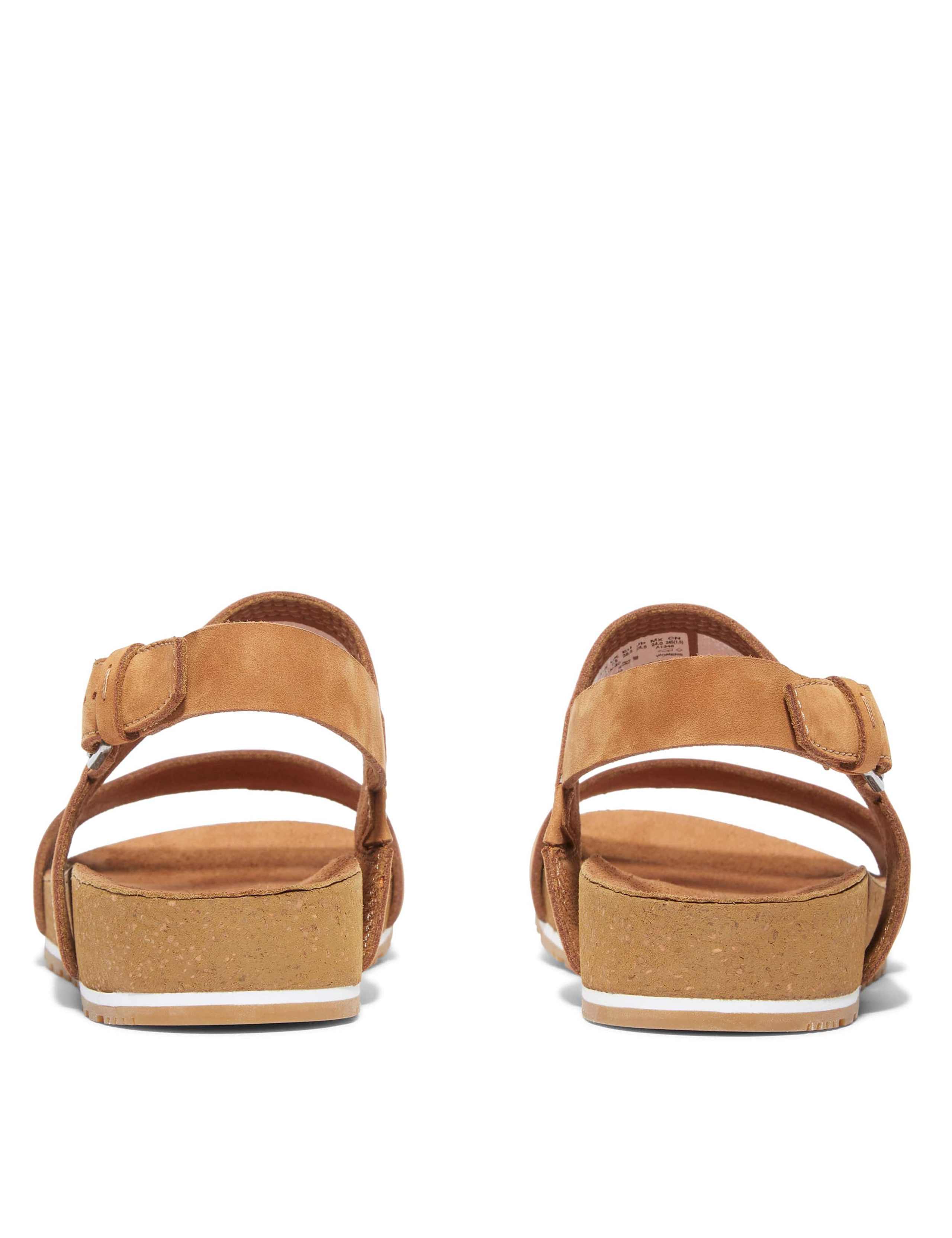 Malibu Waves Leather Ankle Strap Sandals 5 of 6