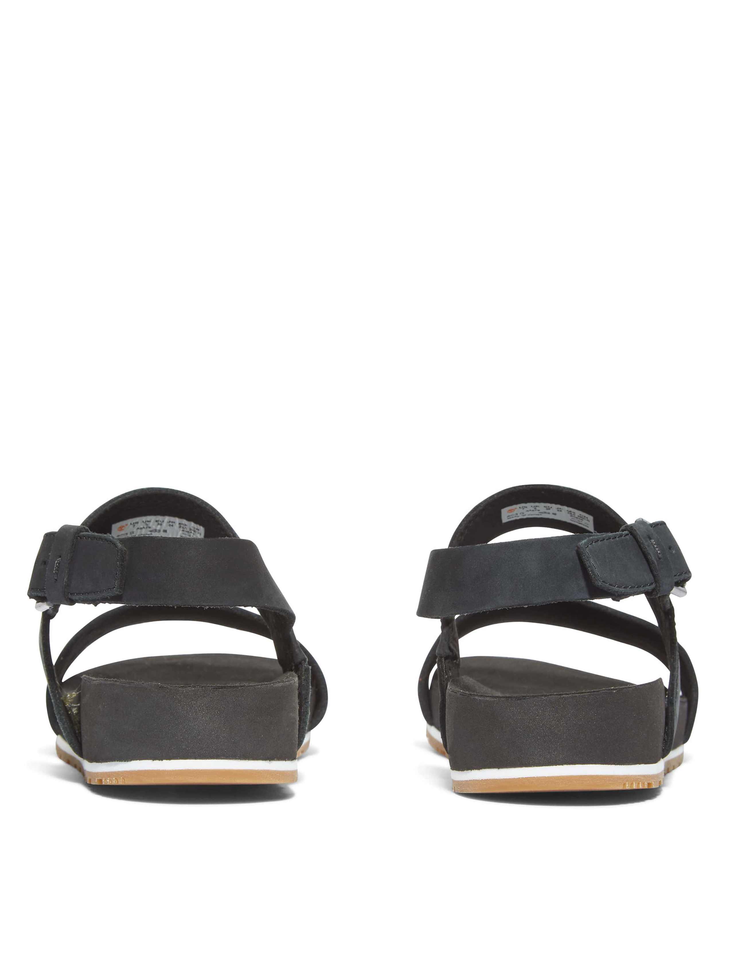 Malibu Waves Leather Ankle Strap Sandals 4 of 6