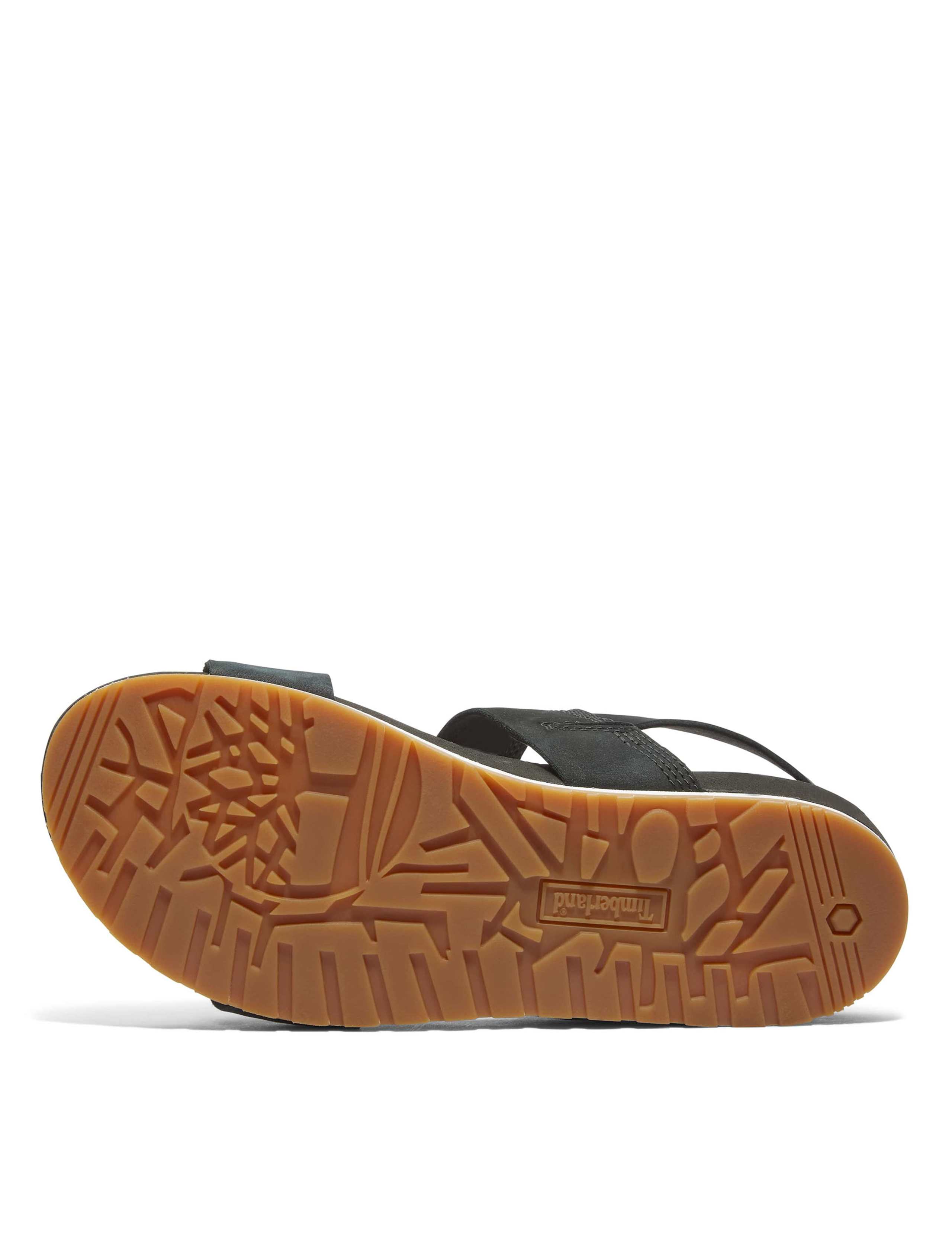 Malibu Waves Leather Ankle Strap Sandals 6 of 6