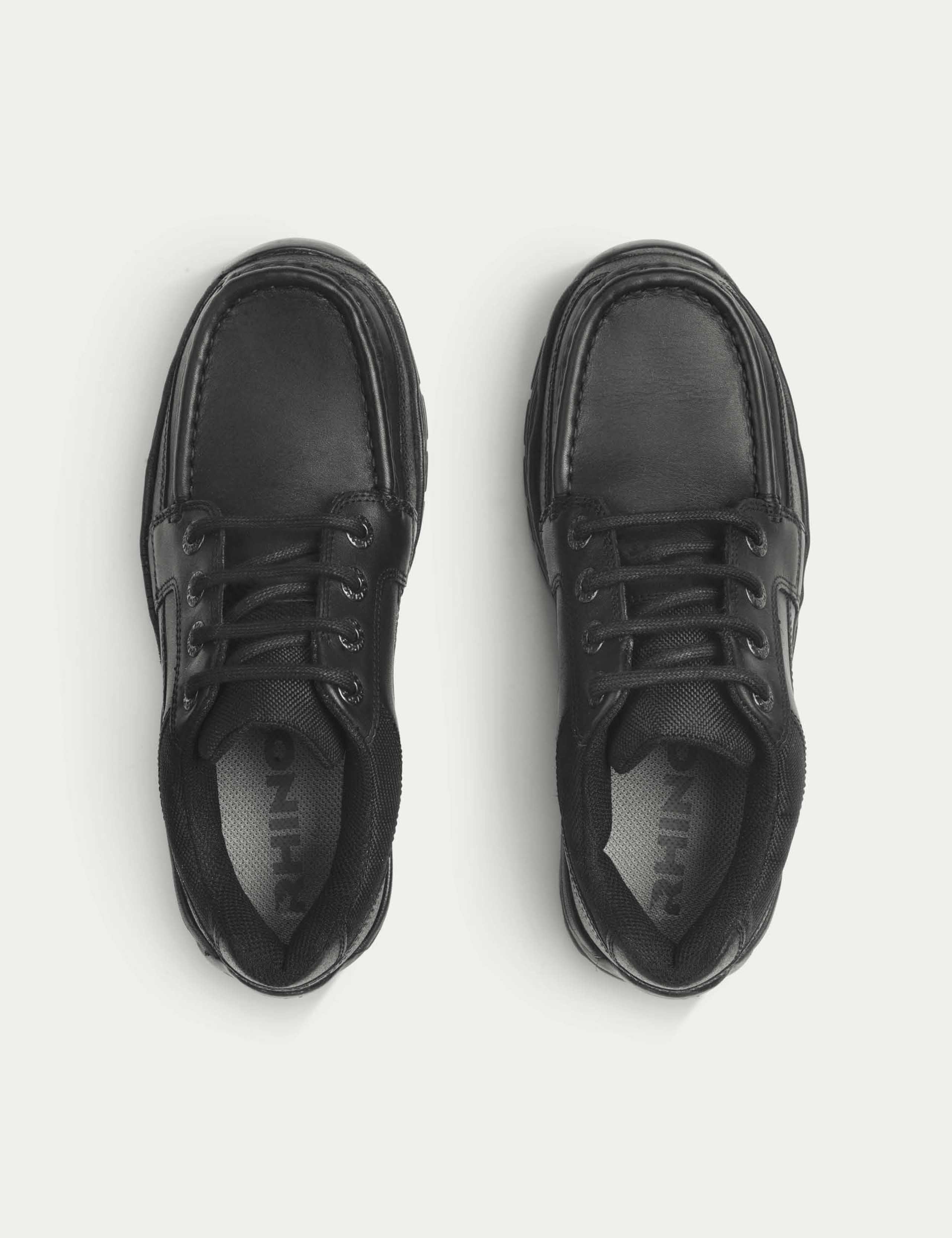 Kids' Leather Lace School Shoes (2 Large-10 Large) 3 of 3