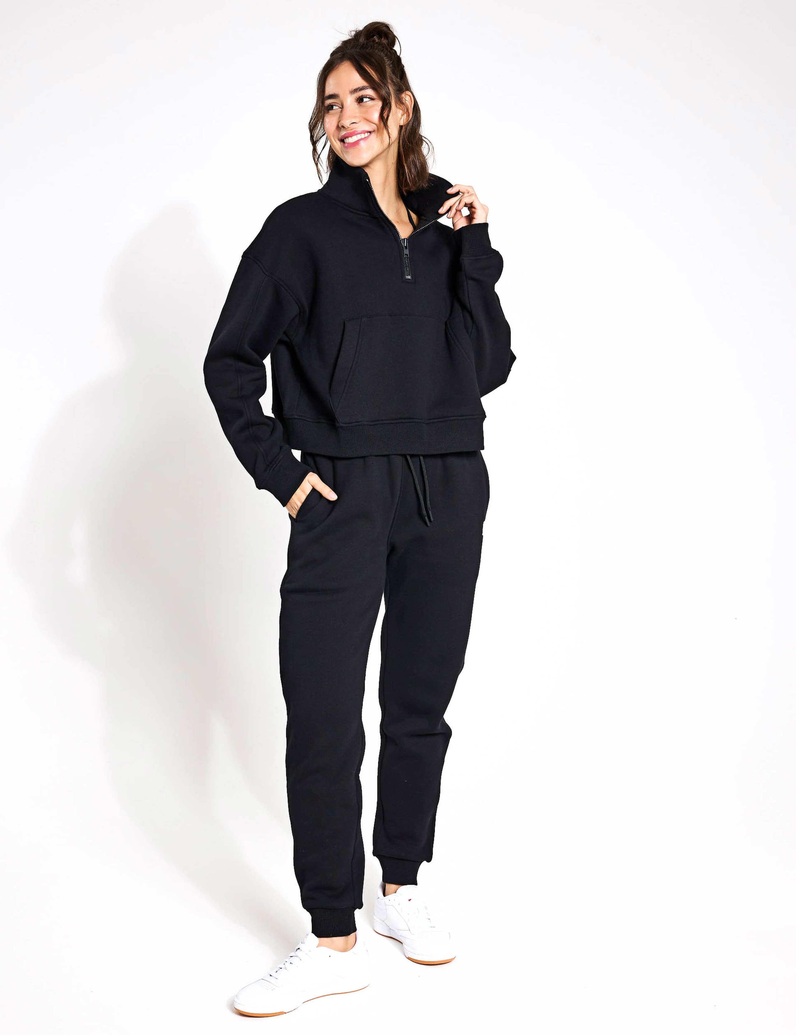 Rihanna Cotton Rich Half Zip Sweat-shirt 4 of 4