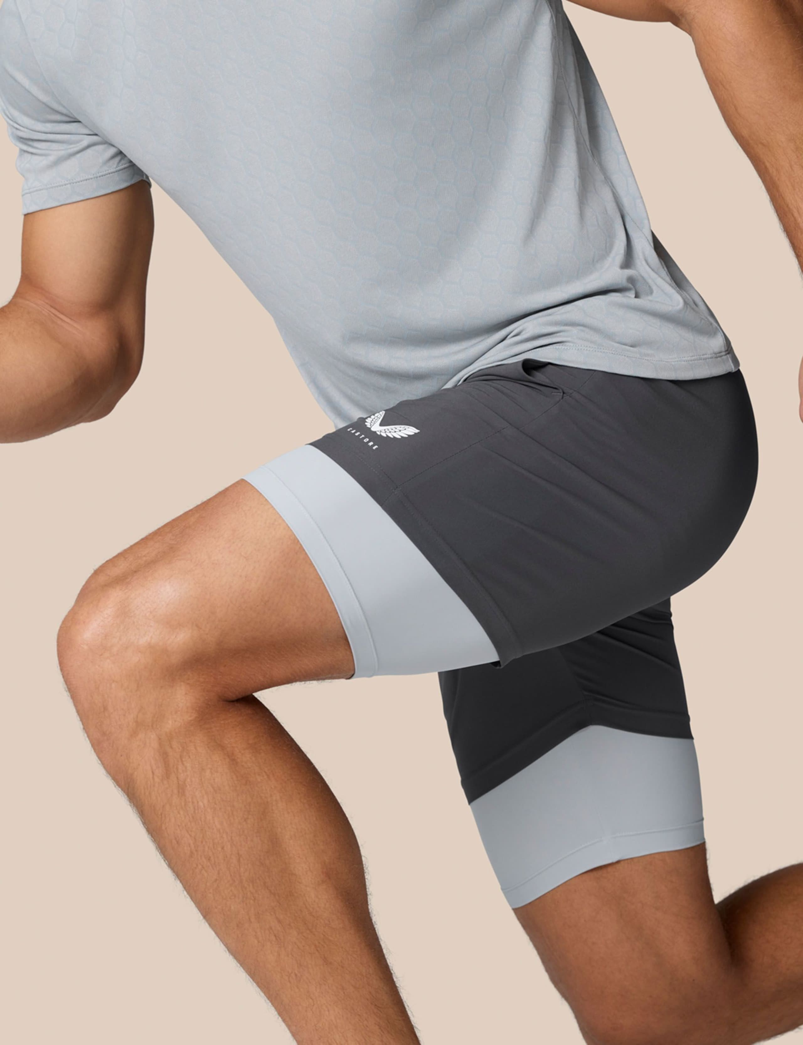 Elasticated Waist Two Layer Sports Shorts 6 of 6