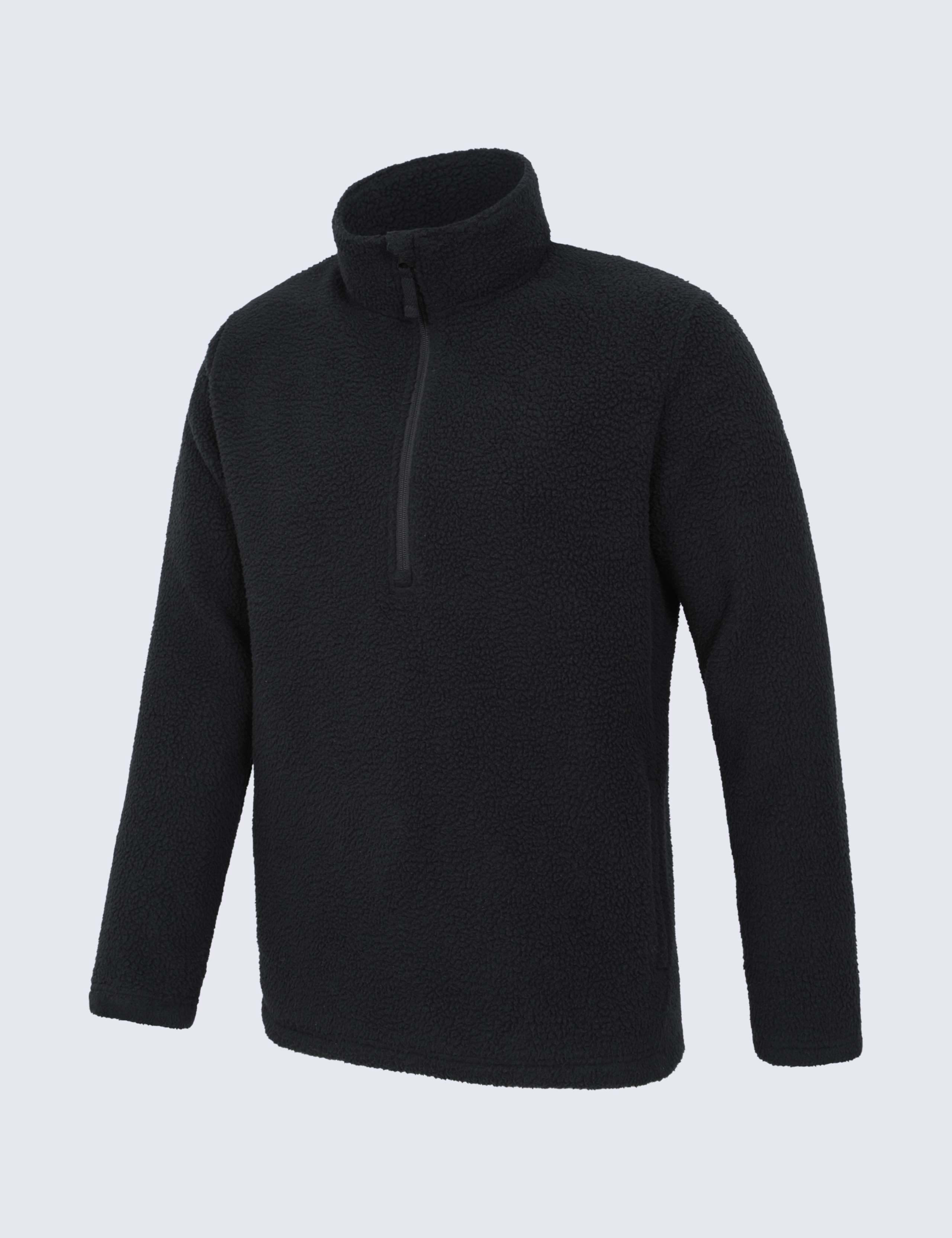 Borg Fleece Half Zip Sweatshirt 1 of 5