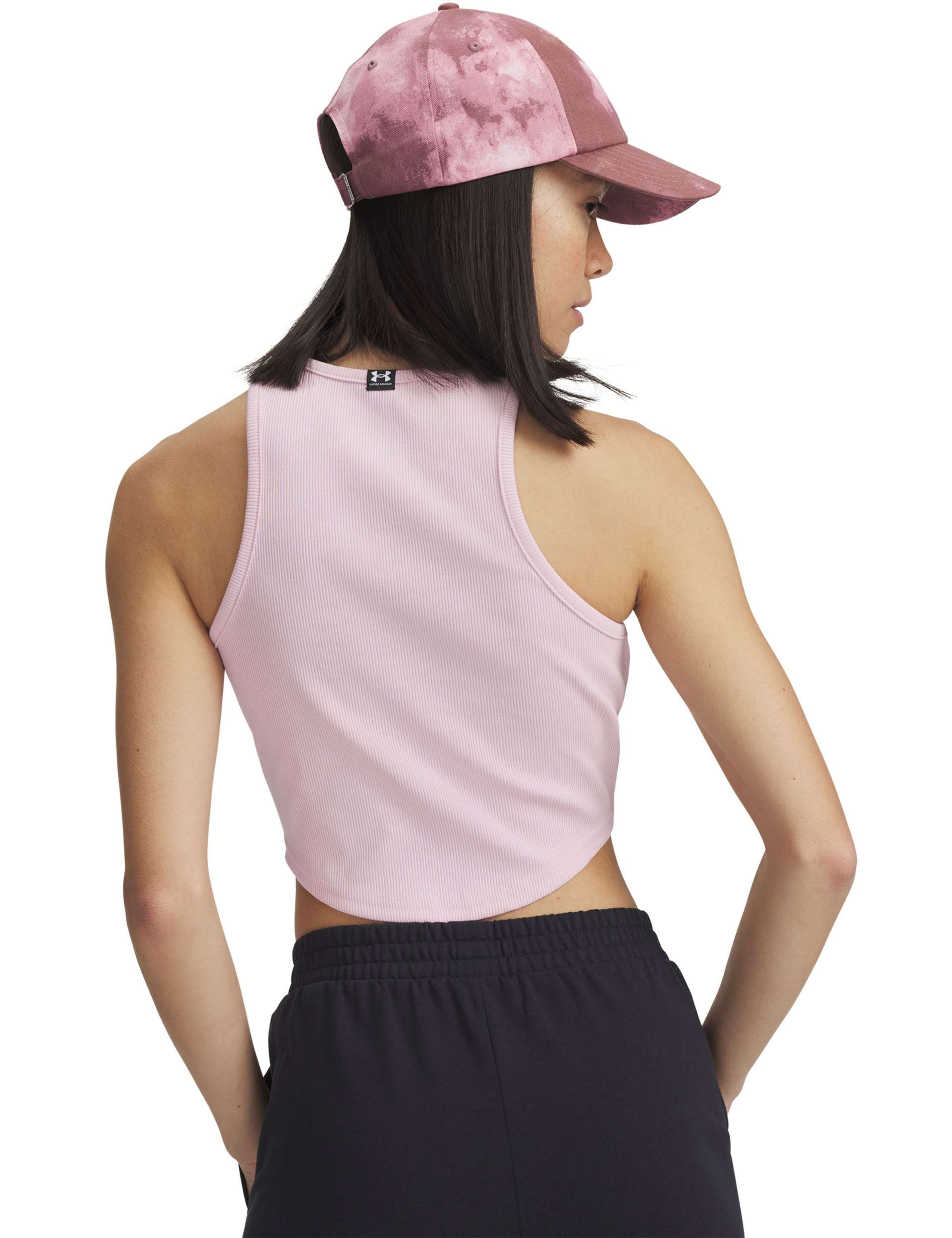 Rival Cotton Rich Ribbed Crop Vest Top 2 of 2