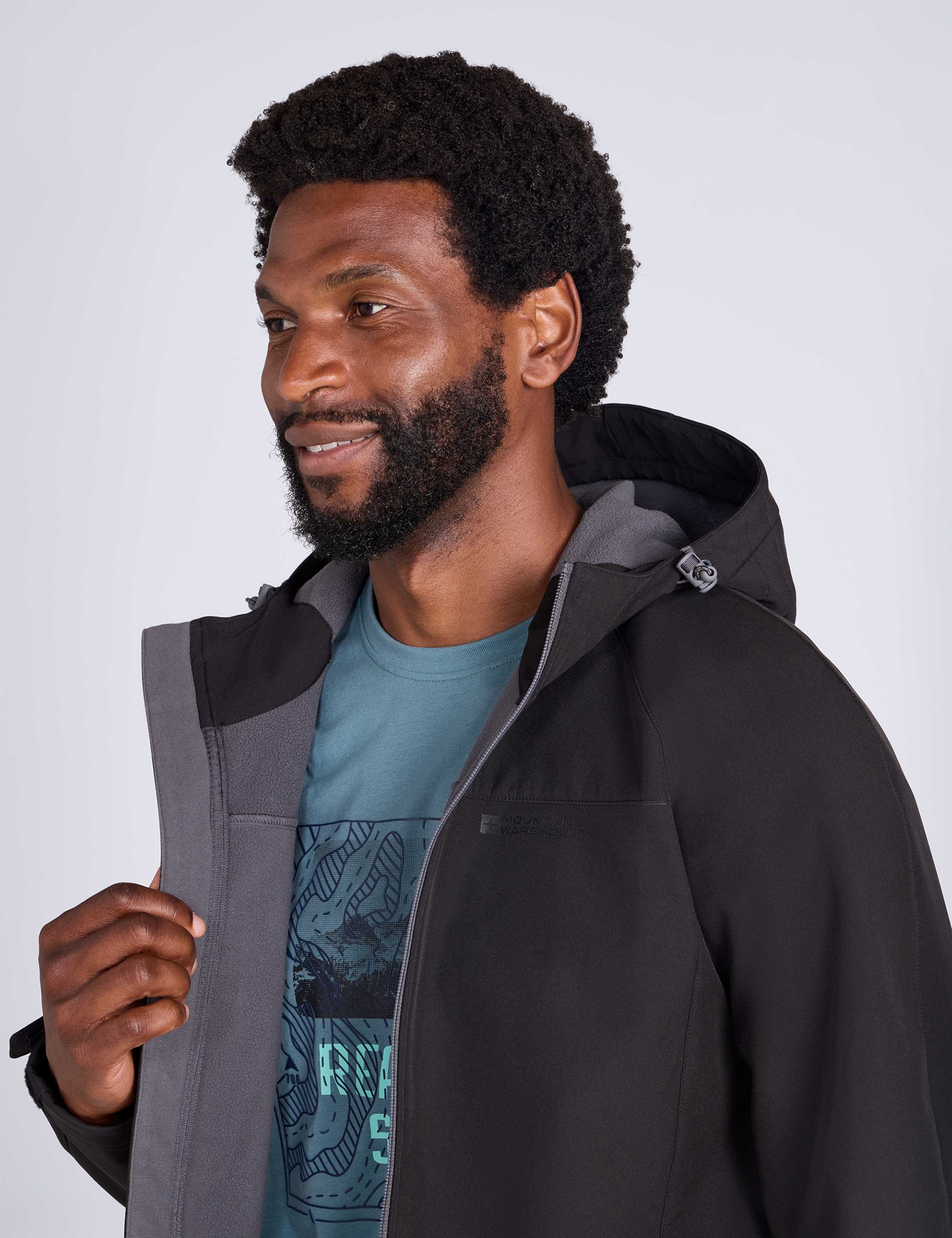 Water-Resistant Hooded Softshell Jacket 6 of 7
