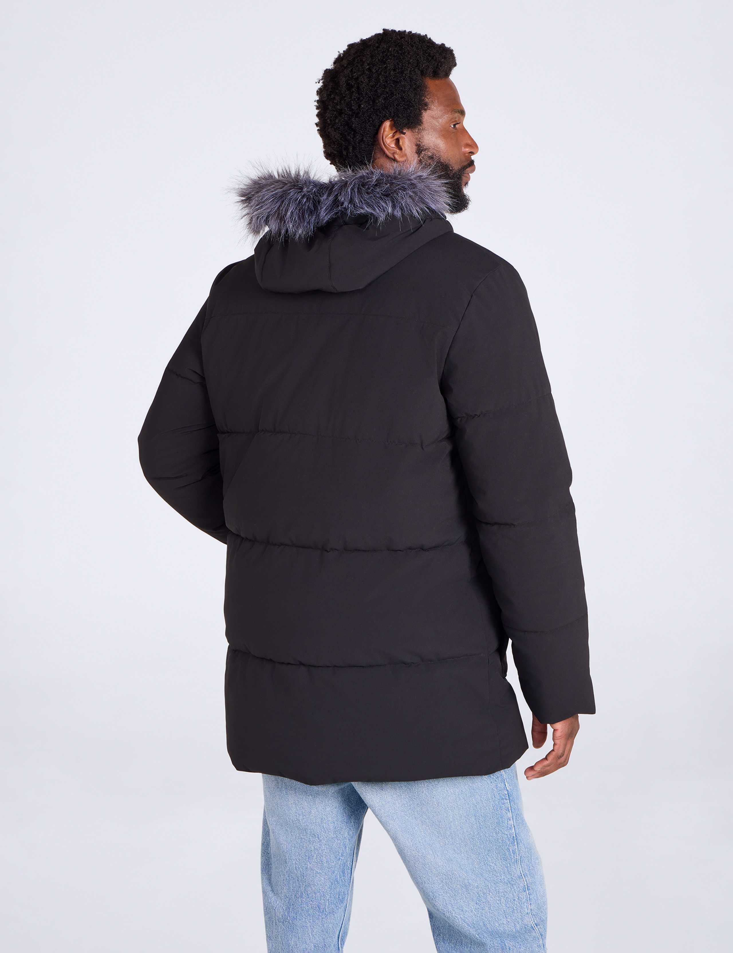 Water Resistant Padded Hooded Parka Jacket 3 of 8